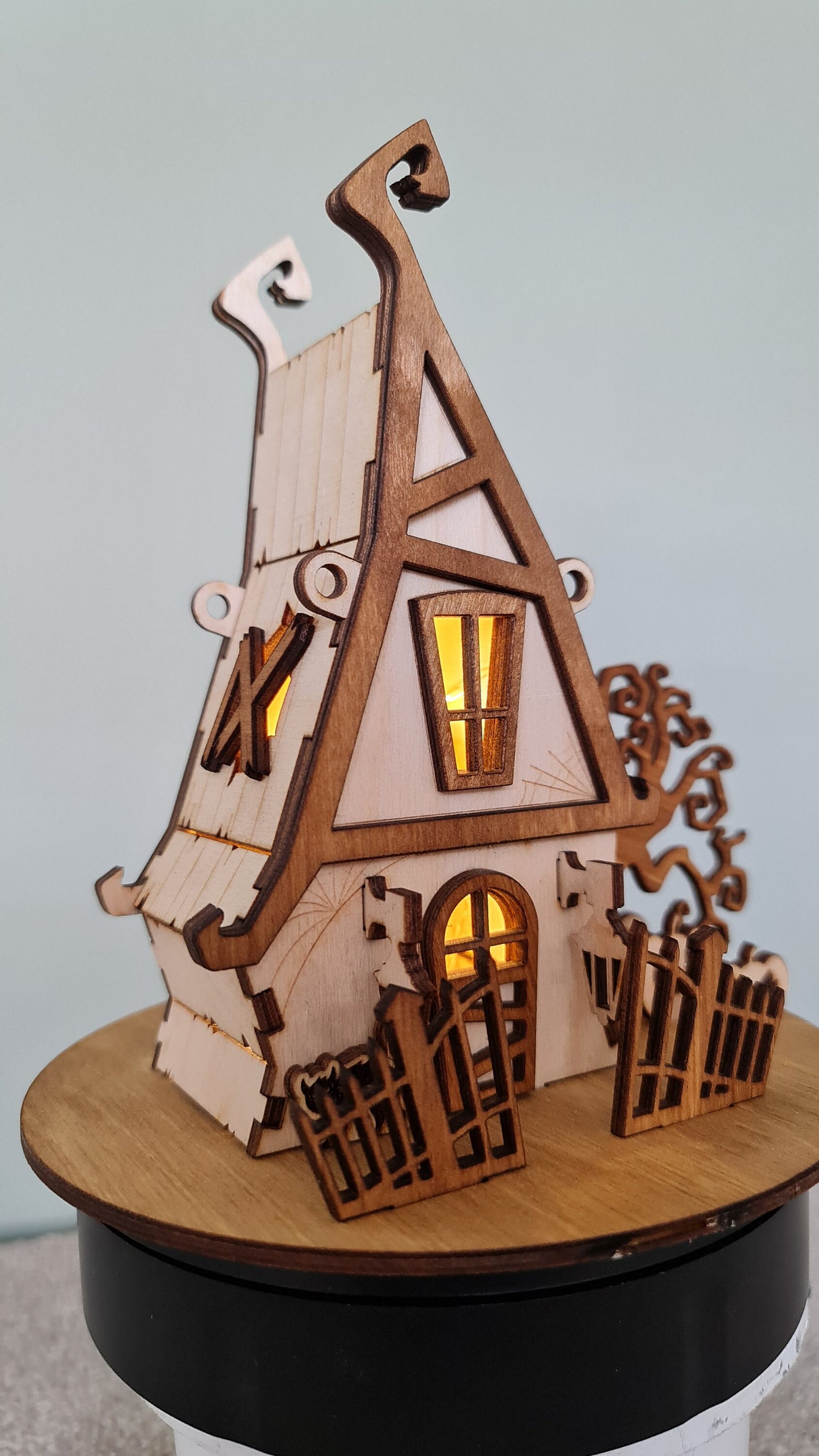 "Witches House"- Kit/3D , 1;48 scale, Wooden DIY Puzzle