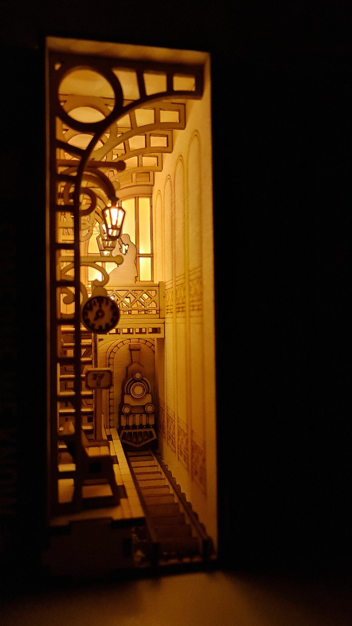 Train Station with lights