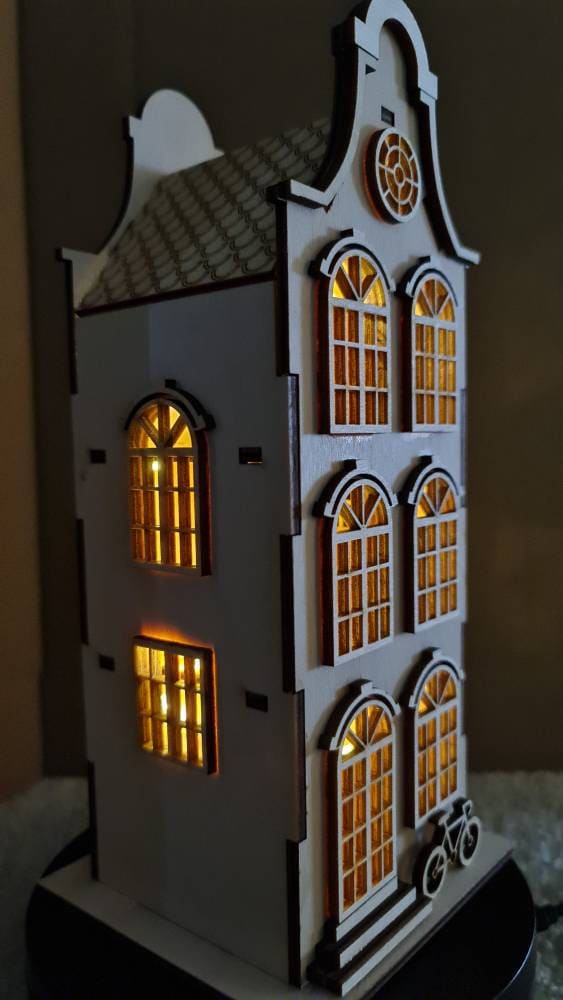 Town house No.2 Dollhouse DIY Kit Scale 1:48 | Cornel73