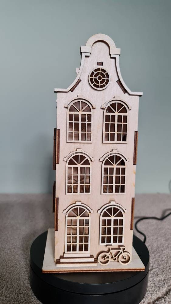 Town house No.2 Dollhouse DIY Kit Scale 1:48 | Cornel73