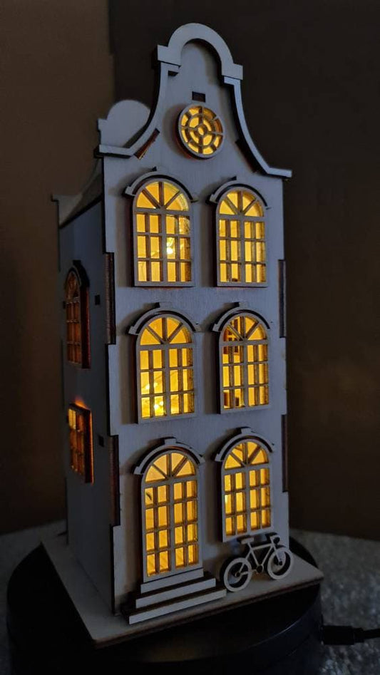 Town house No.2 Dollhouse DIY Kit Scale 1:48 | Cornel73