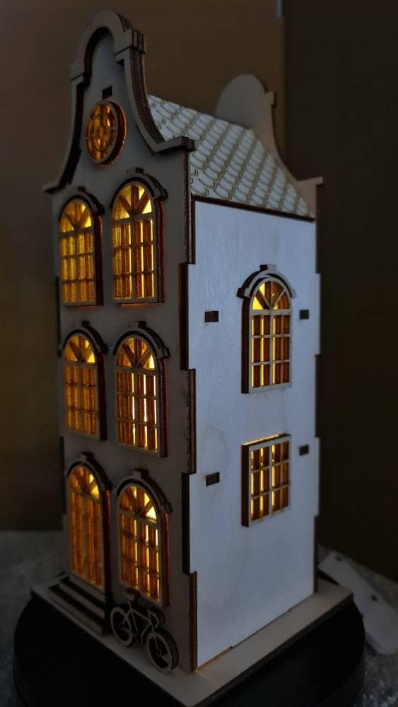 Town house No.2 Dollhouse DIY Kit Scale 1:48 | Cornel73