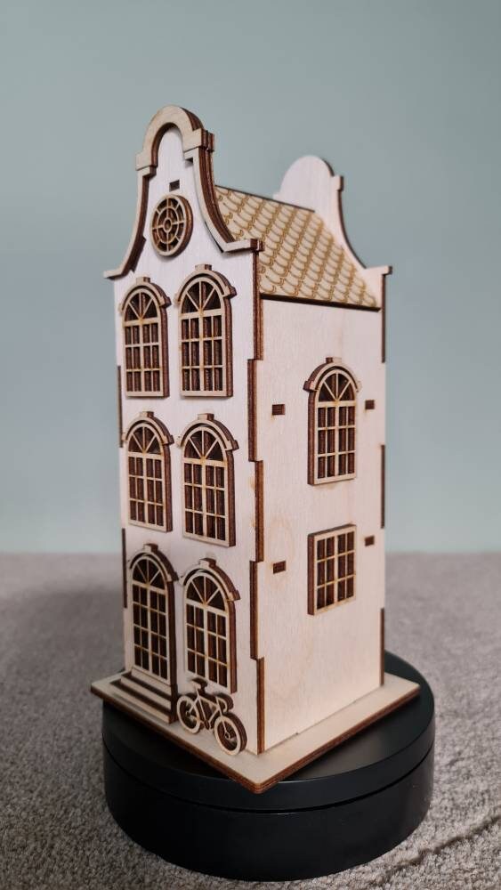 Town house No.2 Dollhouse DIY Kit Scale 1:48 | Cornel73