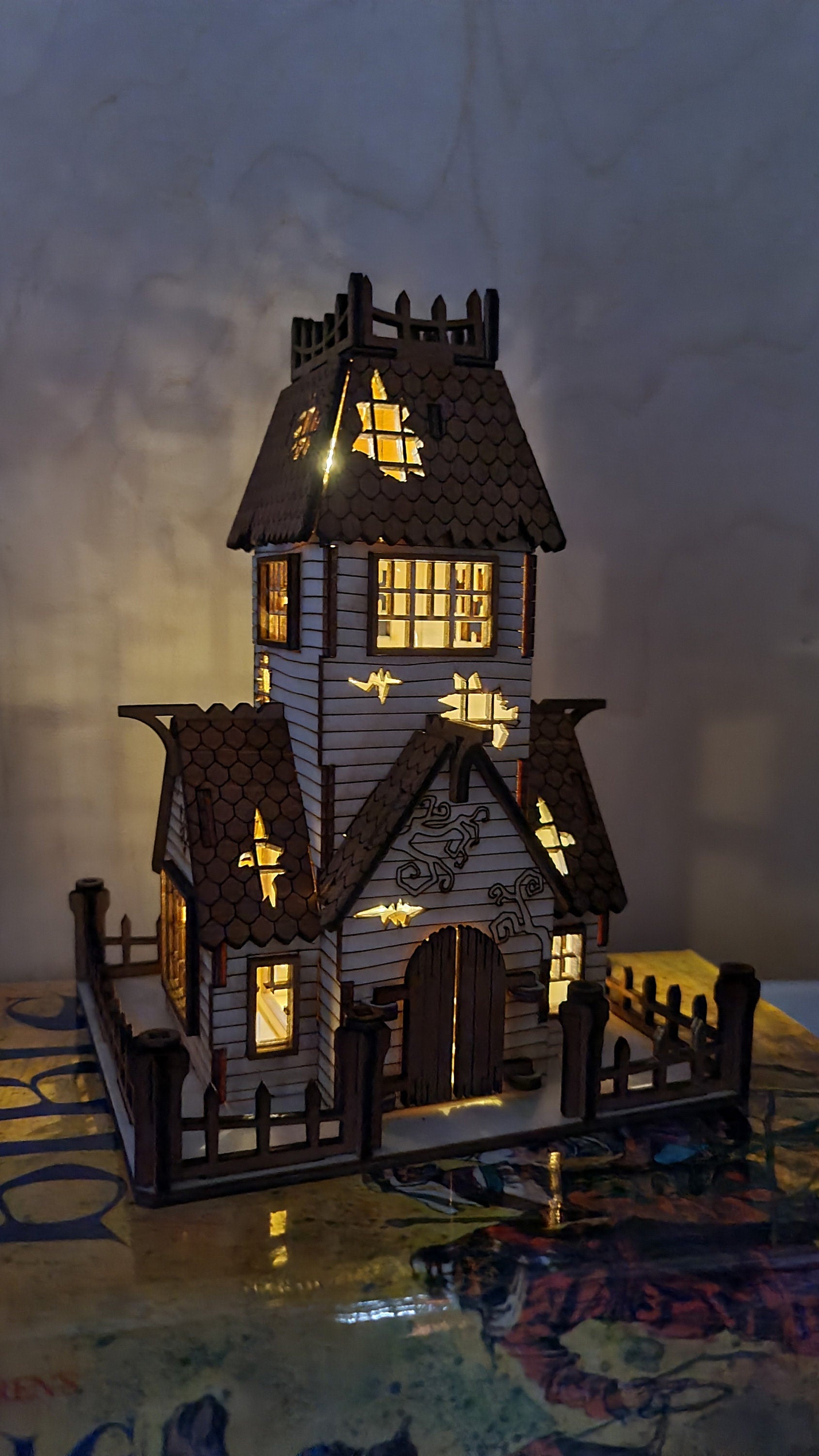 Abandoned House DIY Kit, in 1;48th scale,Cornel73,Halloween