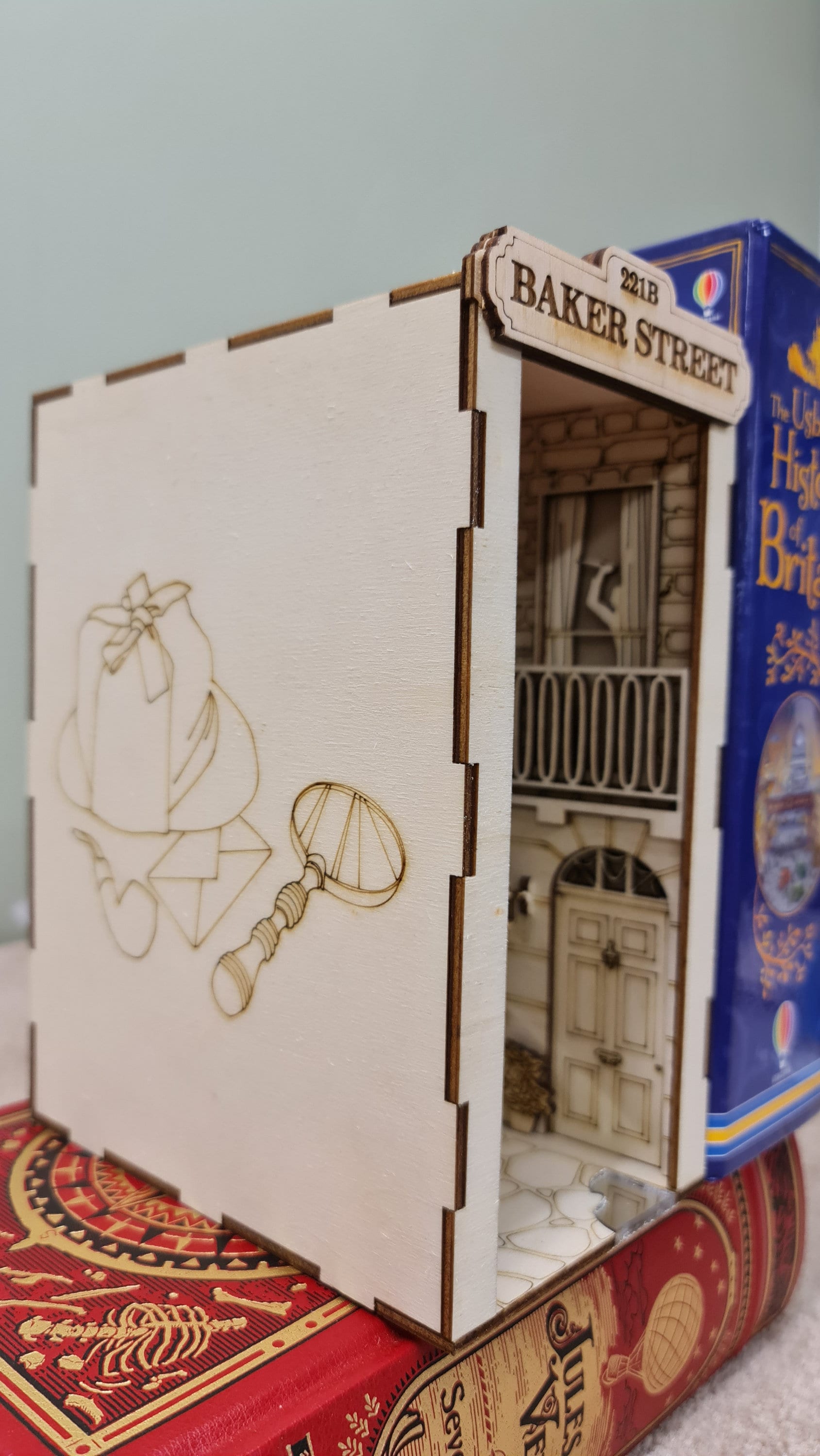 221B Baker Street DIY Kit / Book Nook Murder Mystery
