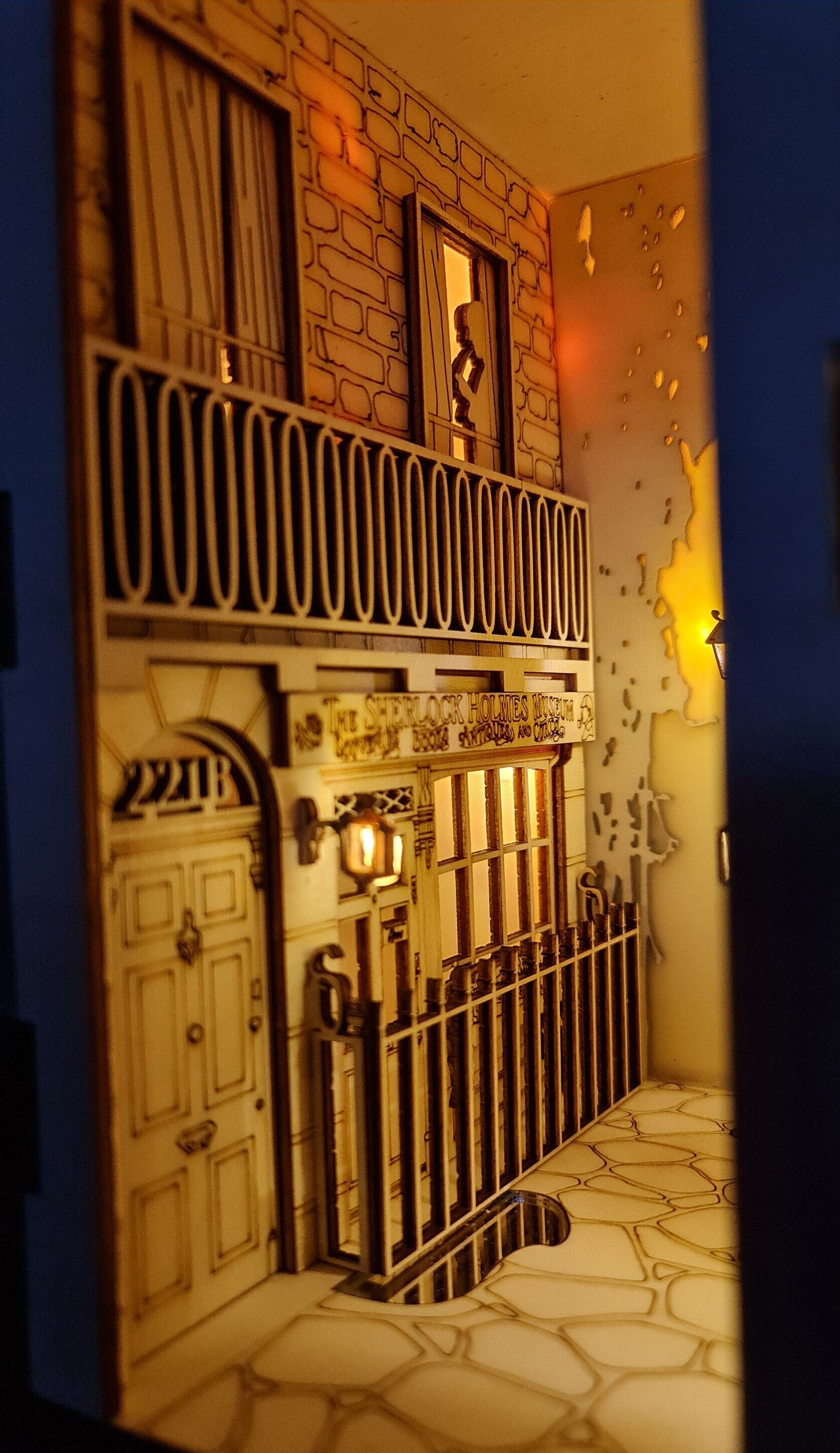 221B Baker Street DIY Kit / Book Nook Murder Mystery