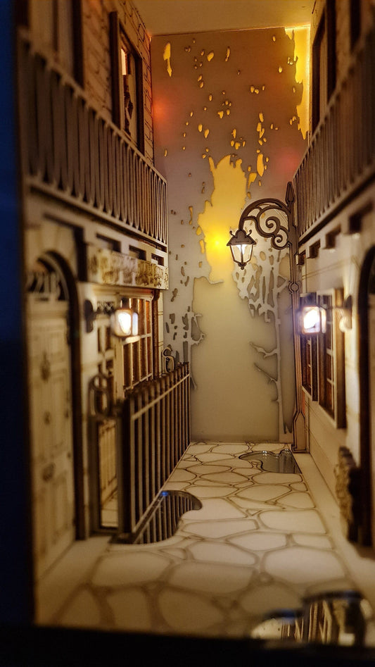 221B Baker Street DIY Kit / Book Nook Murder Mystery