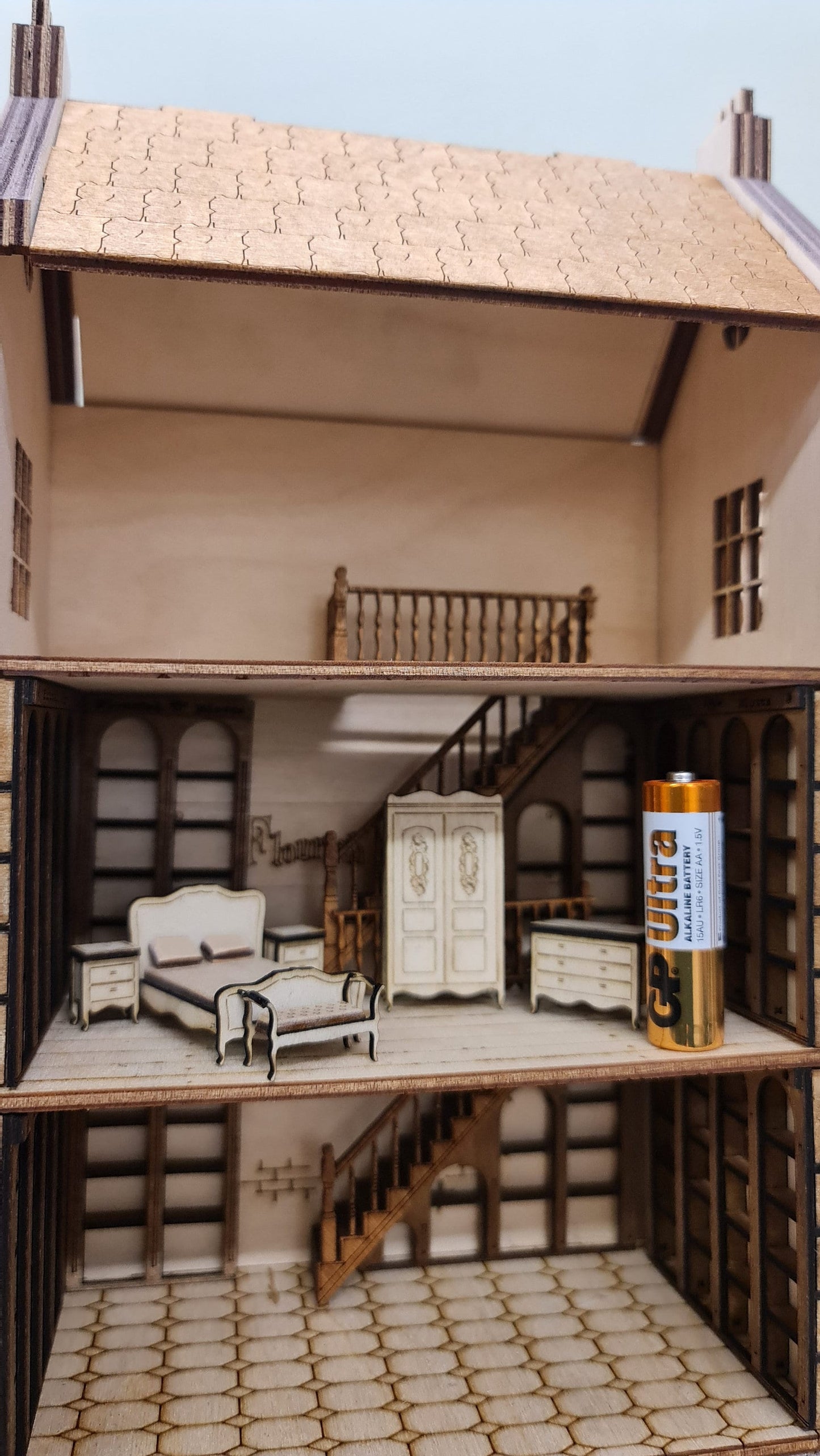 French furniture set Kit 1:48 Scale for dollhouses