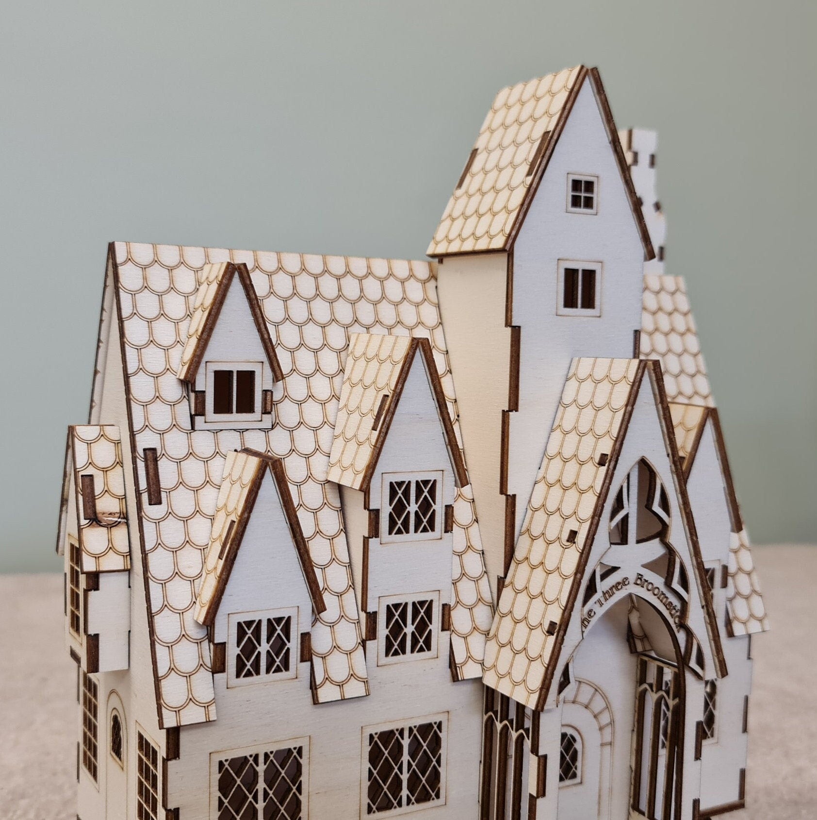 The Wizard's Inn DIY Kit 1:48th Scale, dollhouse , Miniature kit model