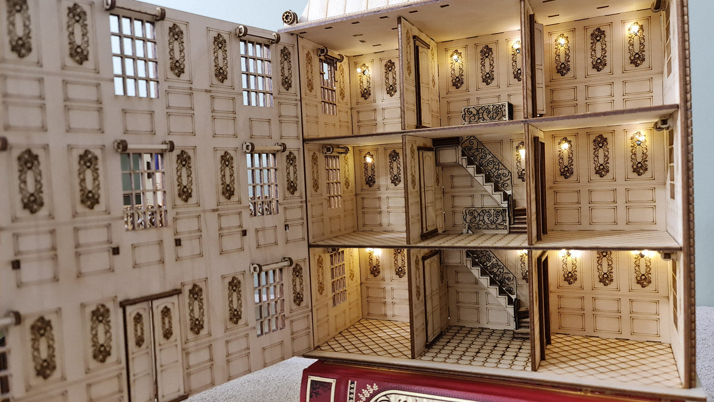 DOLLHOUSE , Miniature kit model "The French Palace "1:48th Scale Kit Dollhouse Miniature,Dolls' House, Dolls' House