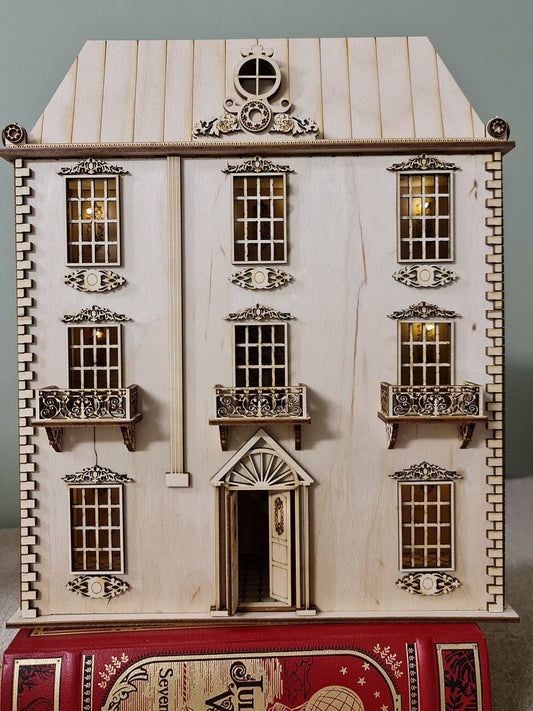 DOLLHOUSE , Miniature kit model "The French Palace "1:48th Scale Kit Dollhouse Miniature,Dolls' House, Dolls' House