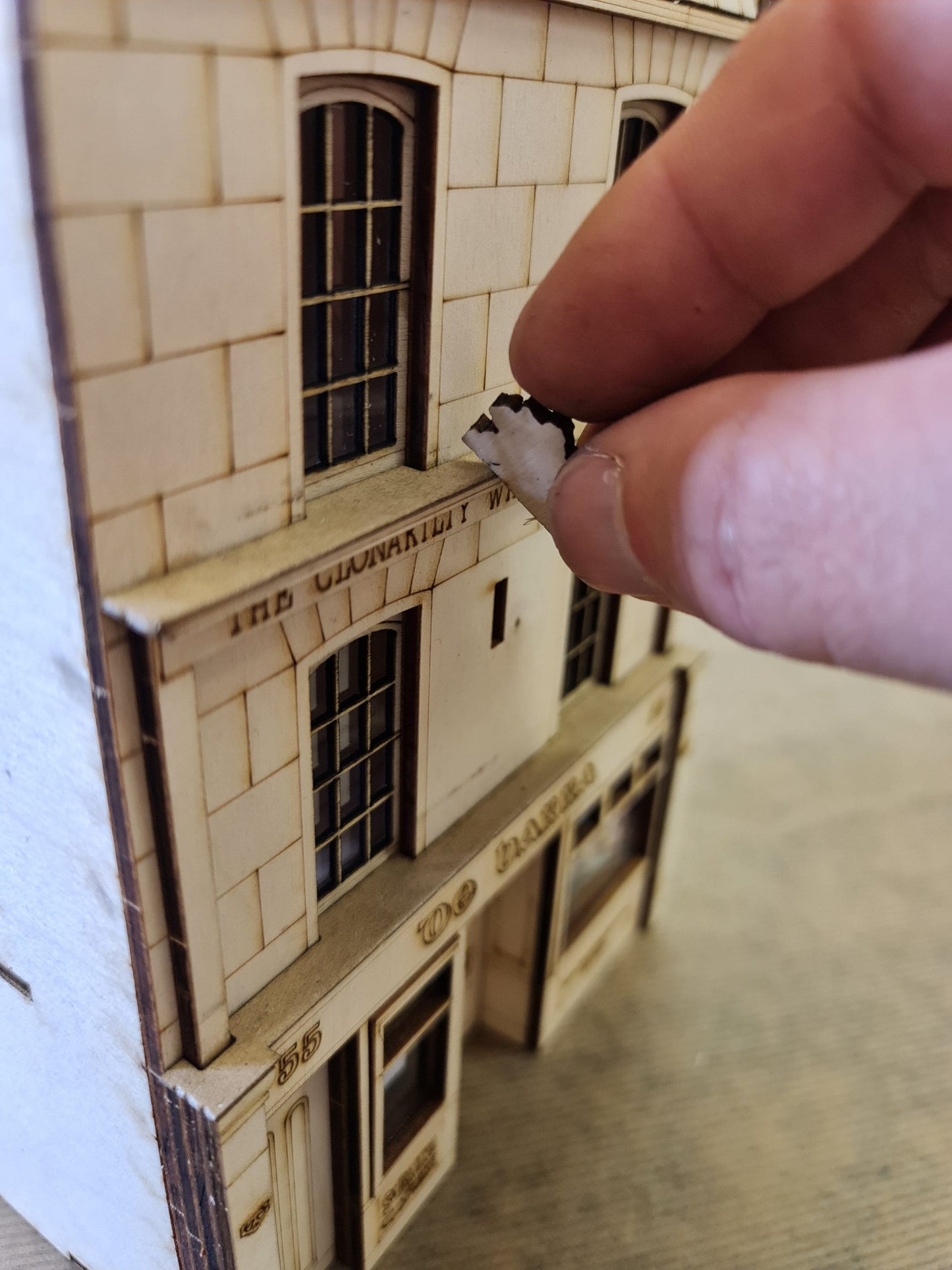 The Irish Pub - Miniature kit, in 1-48th scale , Diorama, Dollhouse, Hand made in the UK