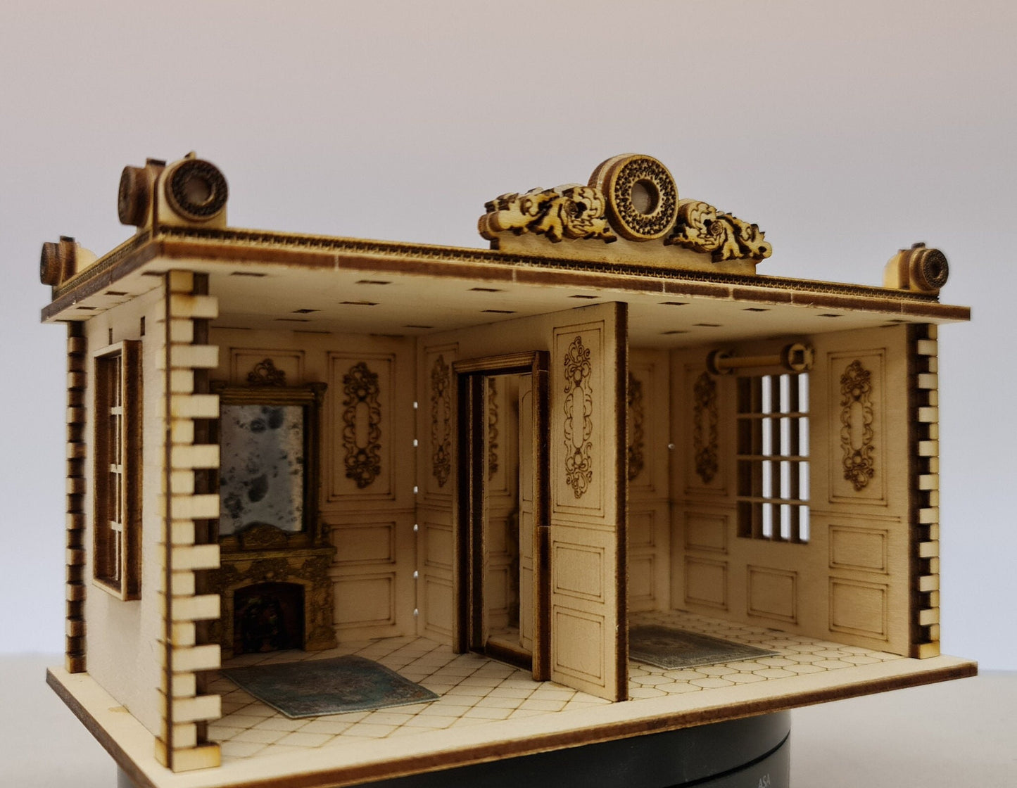 Le Grande Maison-Room Box in 1;48th scale kit with flat roof