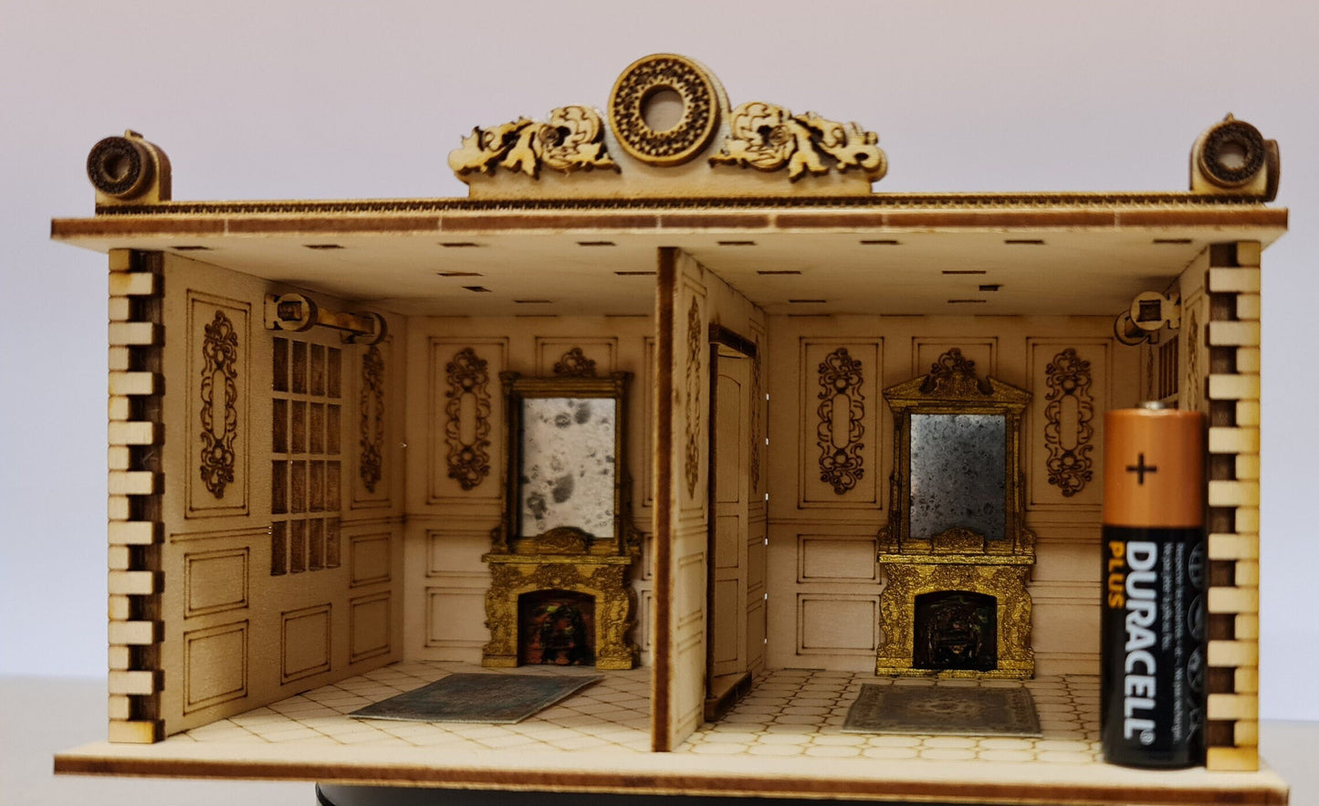 Le Grande Maison-Room Box in 1;48th scale kit with flat roof