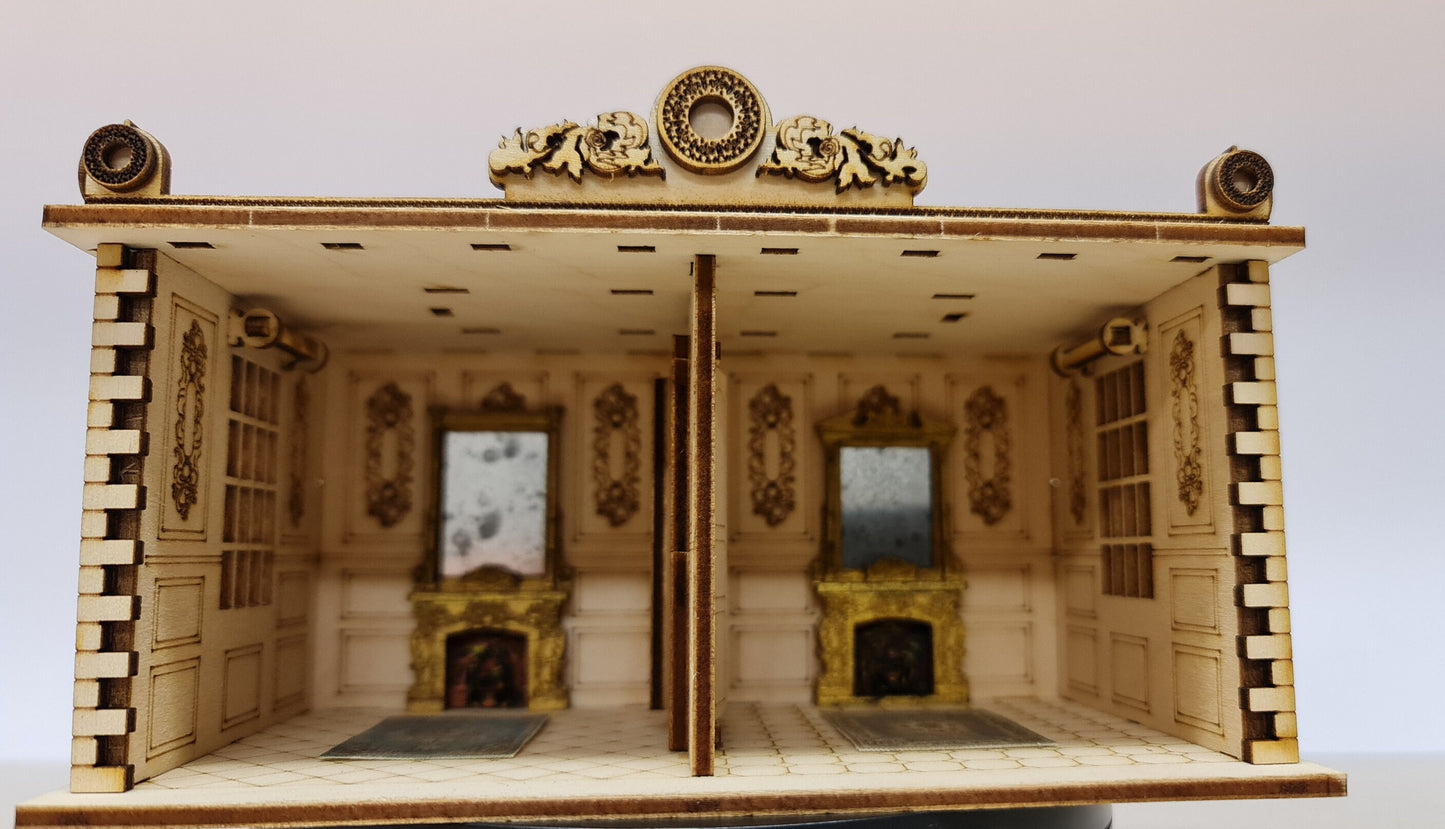 Le Grande Maison-Room Box in 1;48th scale kit with flat roof