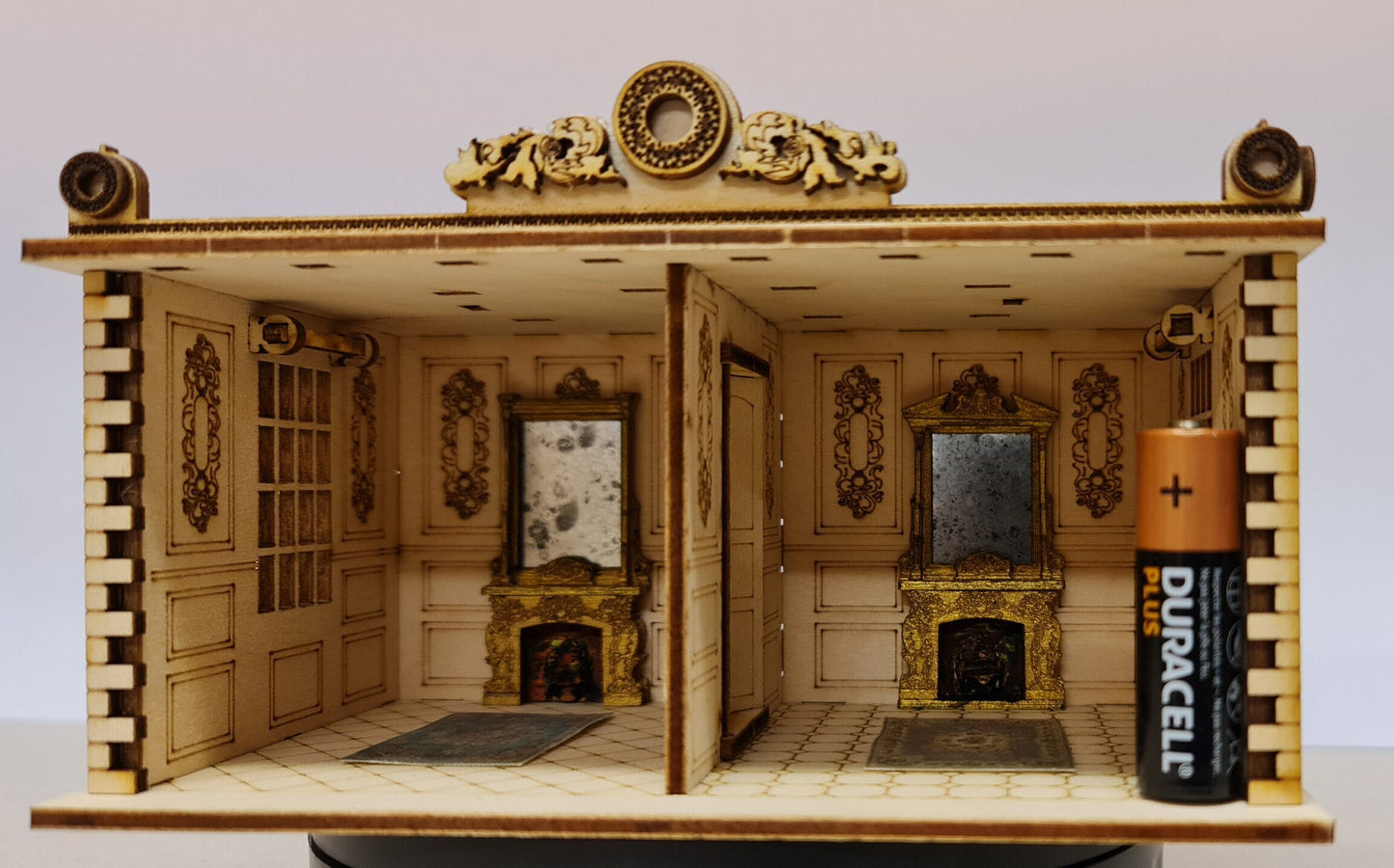 Le Grande Maison-Room Box in 1;48th scale kit with flat roof