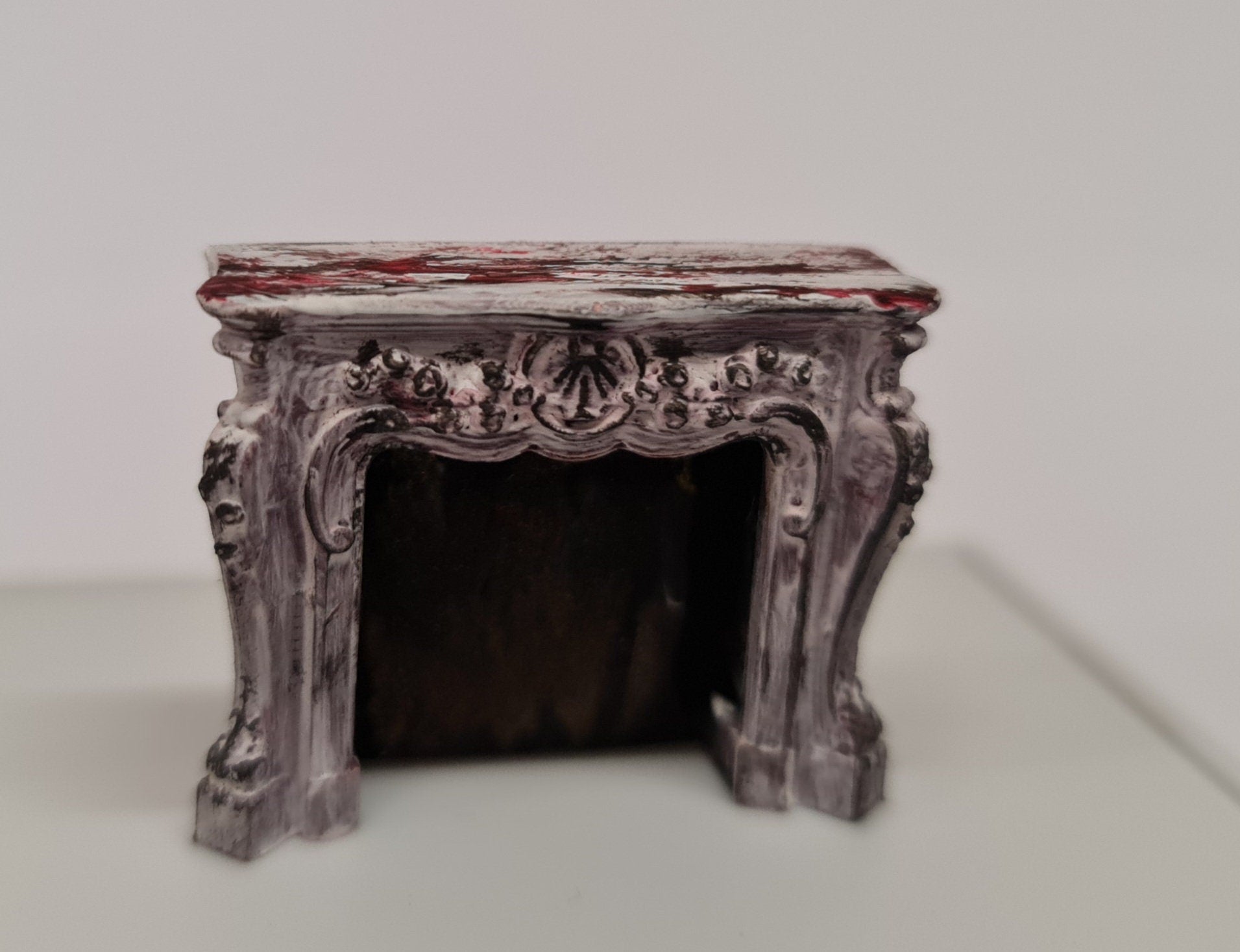 Baroque Furniture Set 3D printed in 1;48th scale