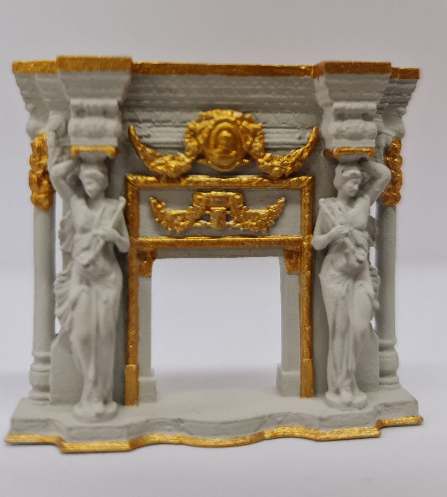 Baroque Fireplace 2 / 3D Printed in 1-24th and 1-48th scale