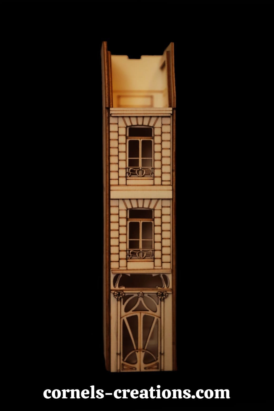 Narrow Building Art Nouveau Style -Kit in 1;48th Scale