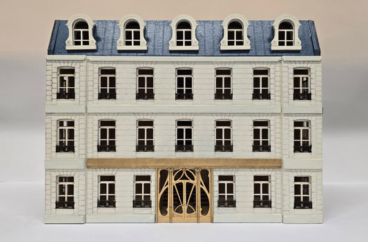 Dollhouse -"French Street Hotel" - Miniature kit in 1;48th scale