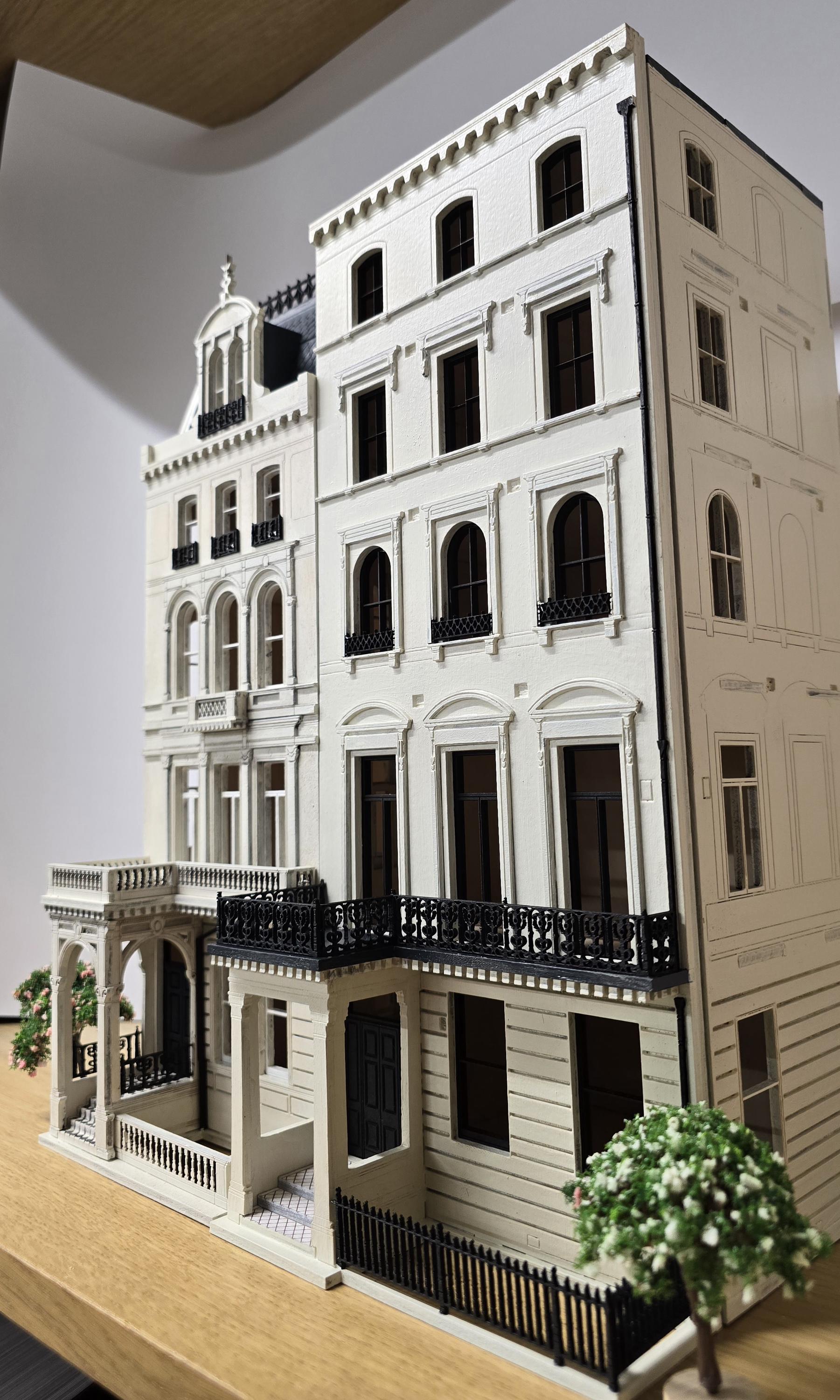 3/5 Ennismore Gardens-Miniature kit 1;48th scale/dollhouse