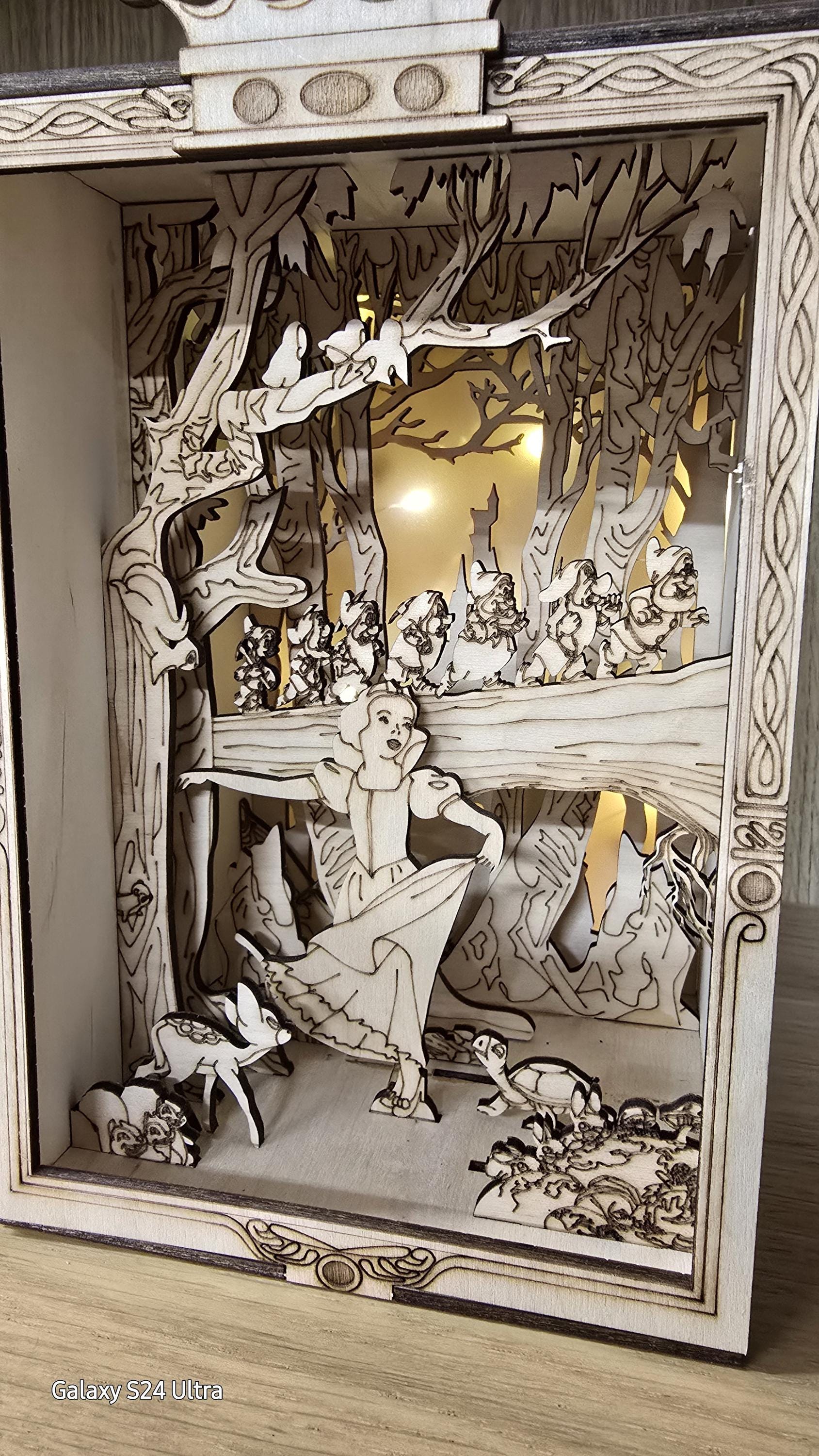 Snow White -BookNook kit /Diorama