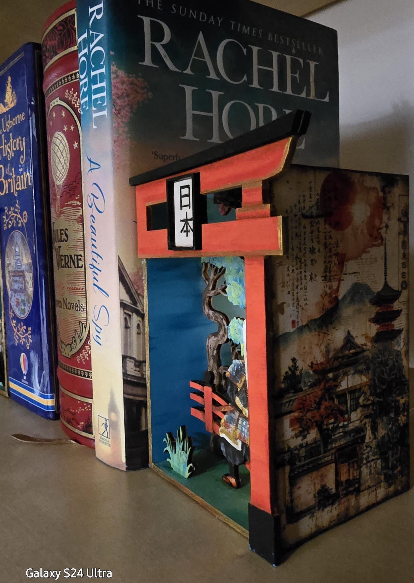 Japanese Mini BookNook, Bookend, Diorama- Kit