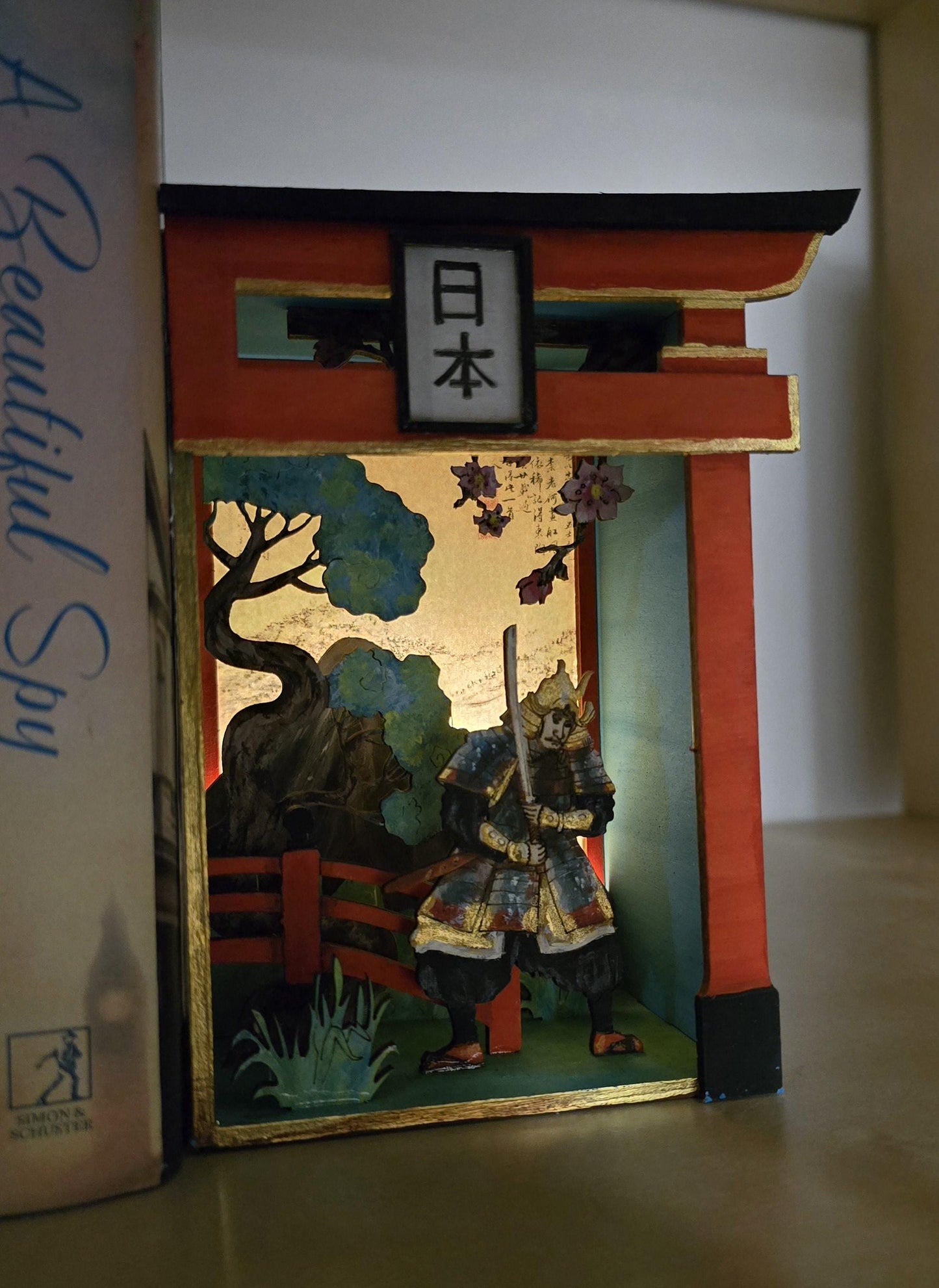 Japanese Mini BookNook, Bookend, Diorama- Kit