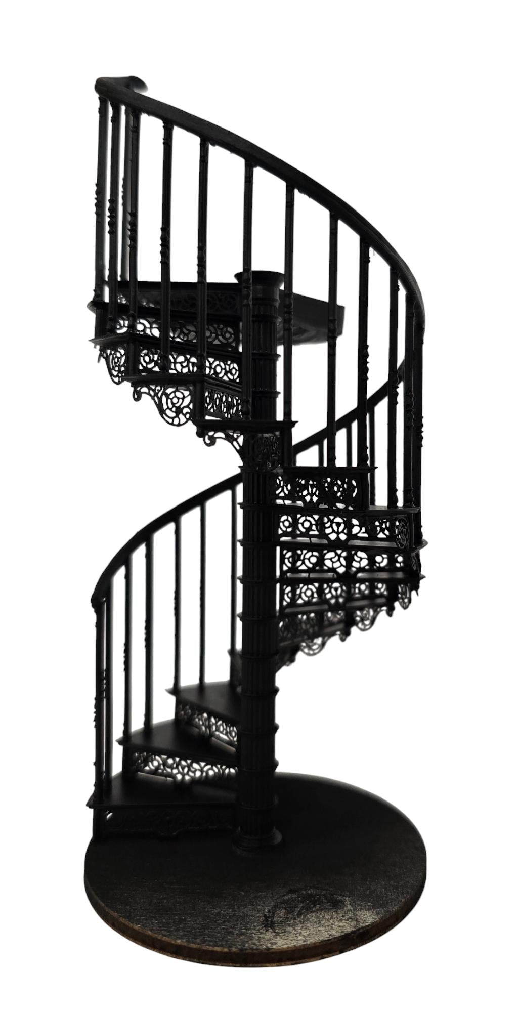 Spiral Staircase - 3D printed in 1;24th scale - Miniature Dollhouses