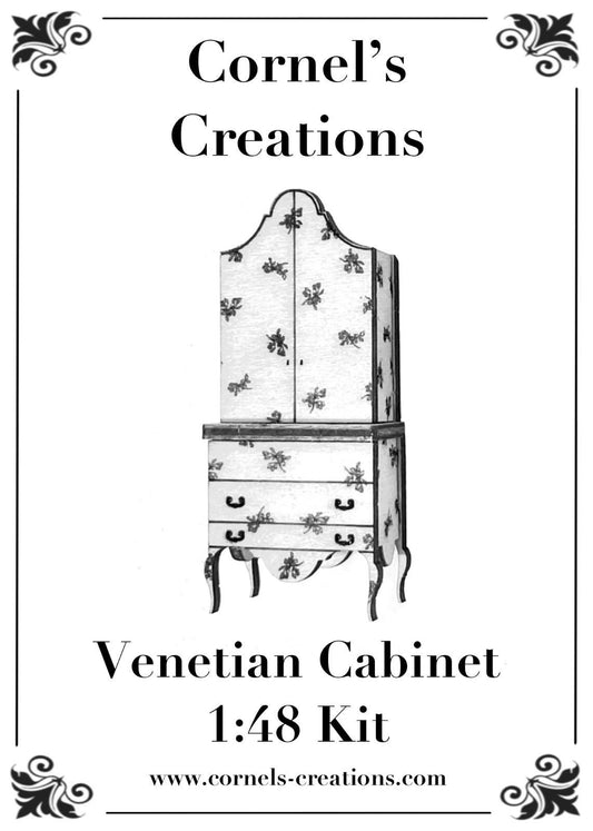 Venetian Cabinet Furniture 1;48th Scale - Kit
