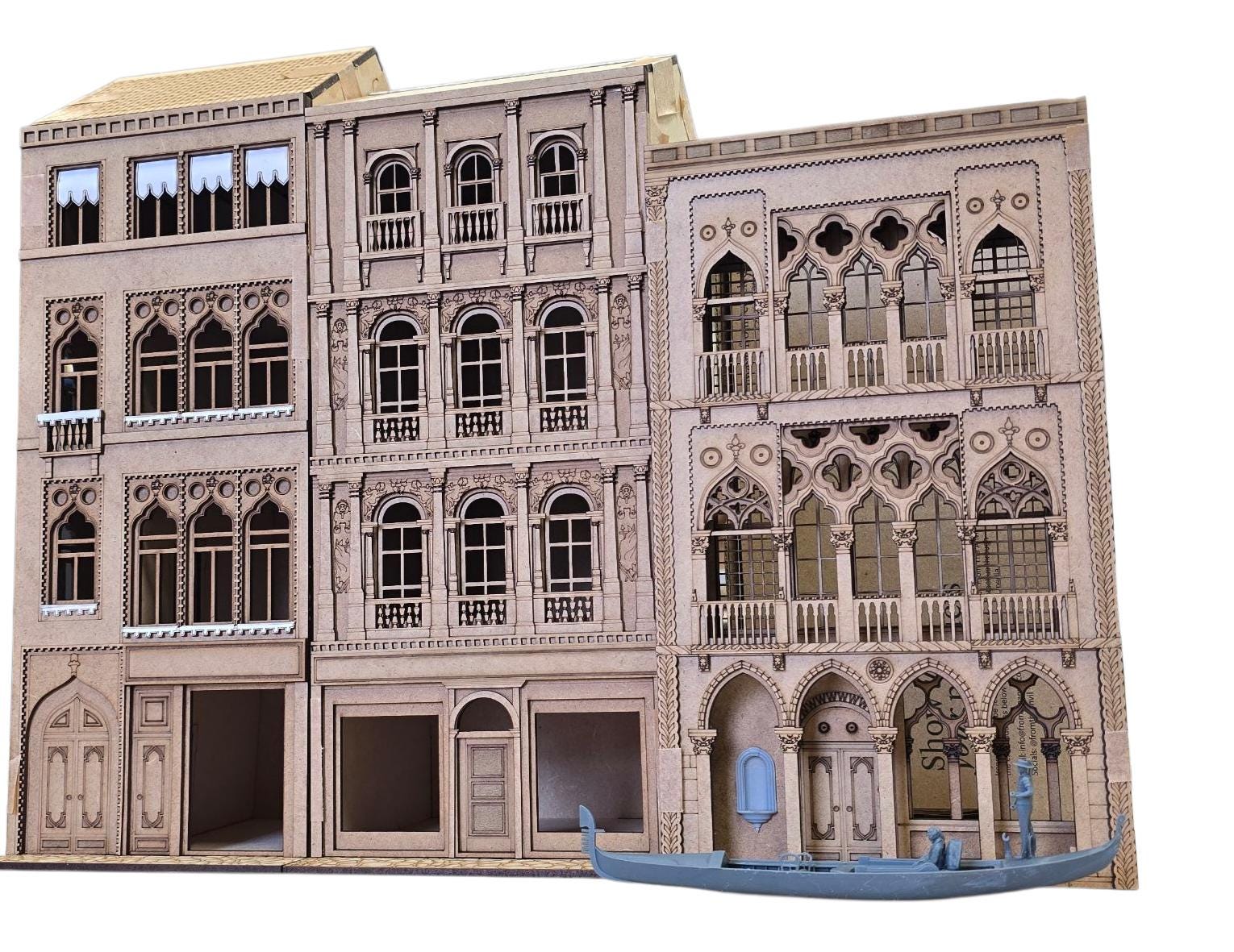 Venetian Gondola ser 1:48th scale , 3D Printed