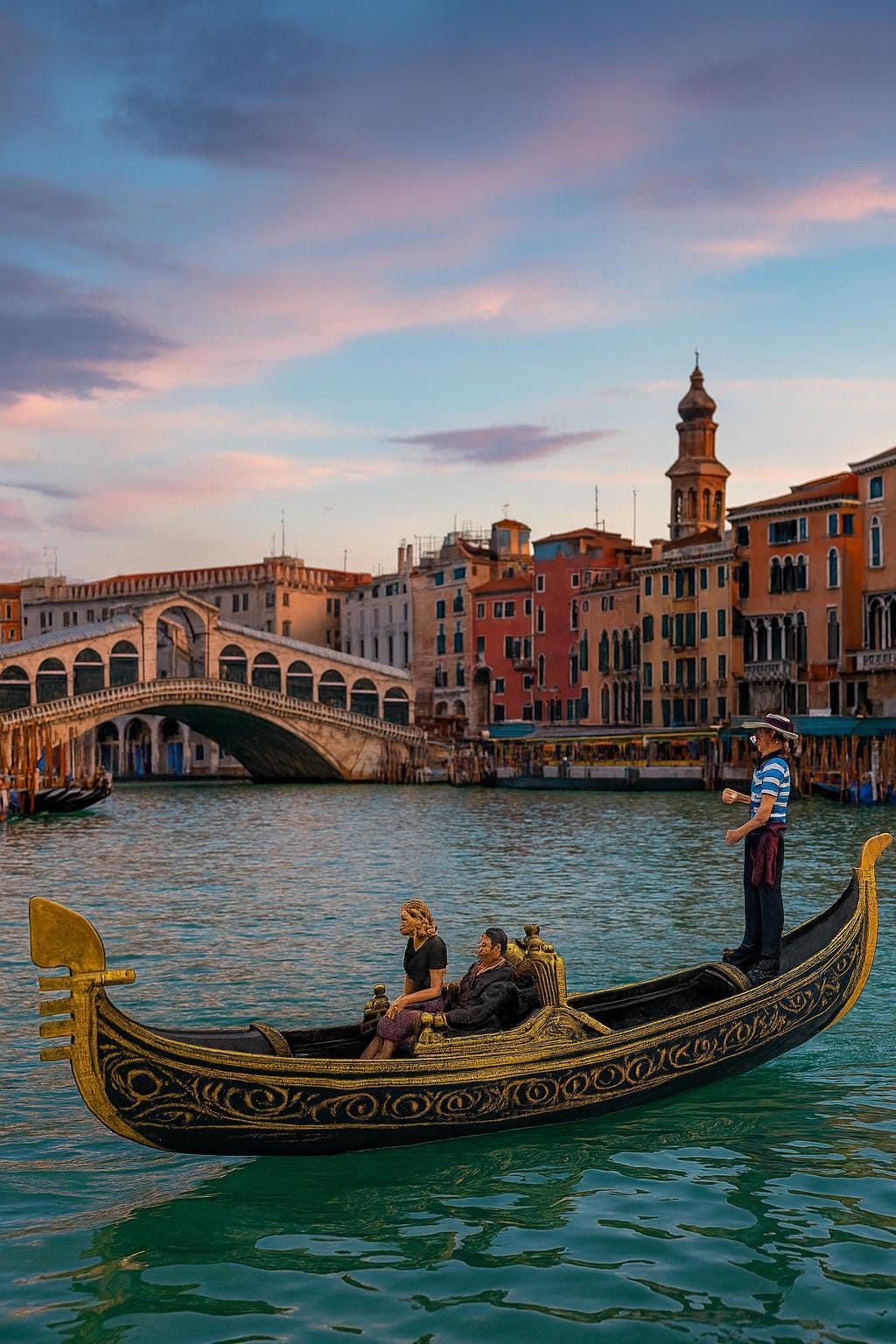 Venetian Gondola ser 1:48th scale , 3D Printed