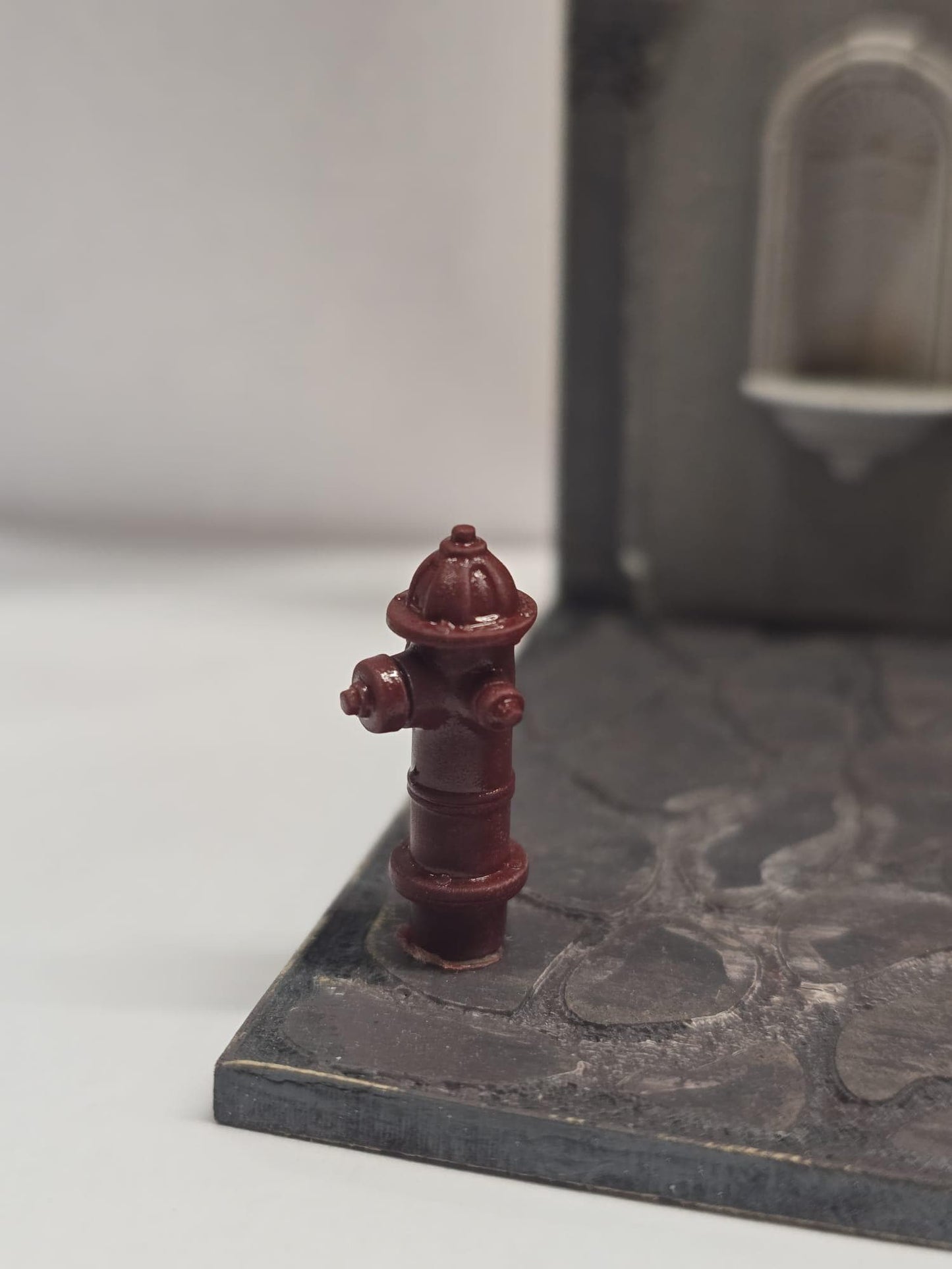 Fire Hydrant - 3D Printed, Miniature, Unpainted 1;48th Scale