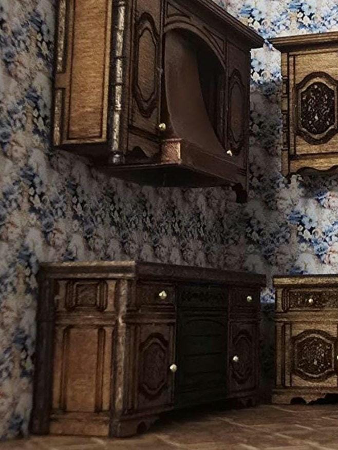 Miniature Cooker Hood, 3D Printed, Unpainted, Kitchen Appliance 1;48th & 1;24th Scale