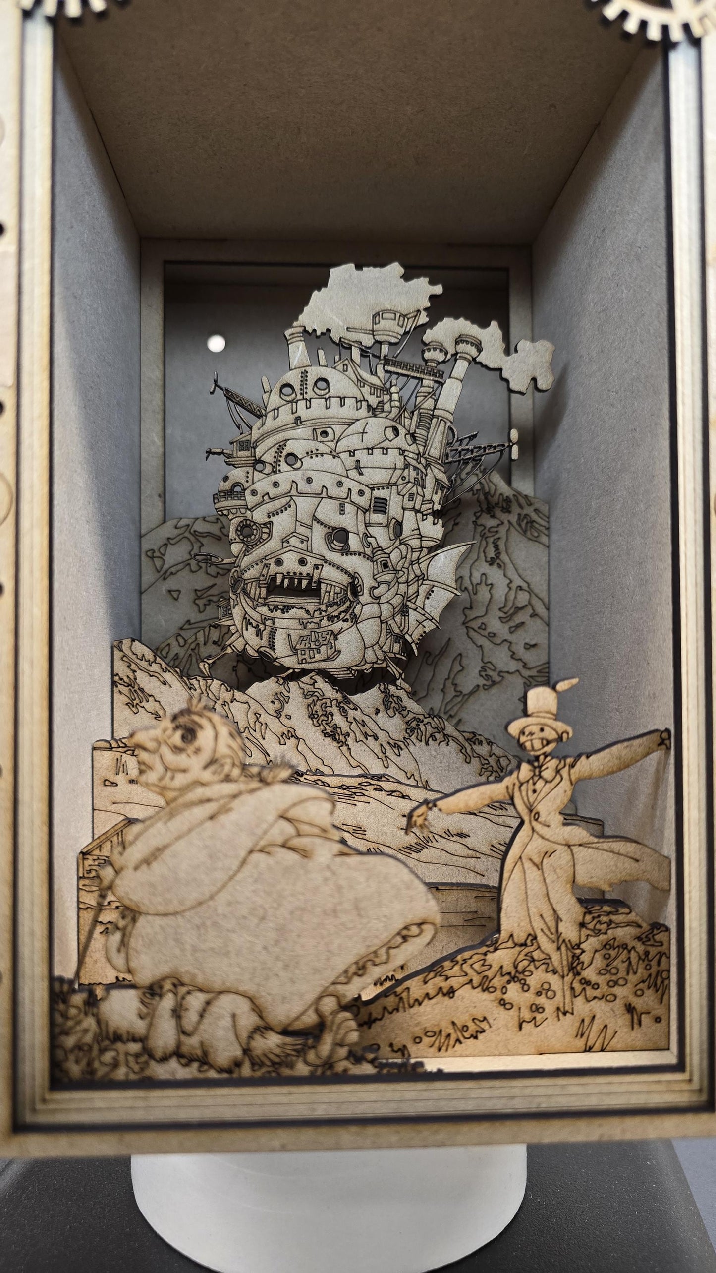 Howl's Moving Castle - Book Nook Kit - DIY Miniature Diorama | Animated Film Inspired
