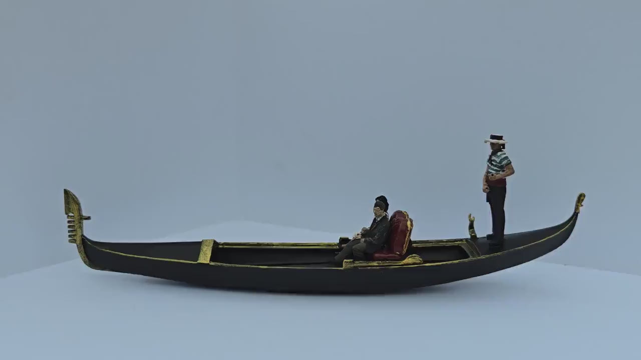 Venetian Gondola ser  1:48th scale  , 3D Printed