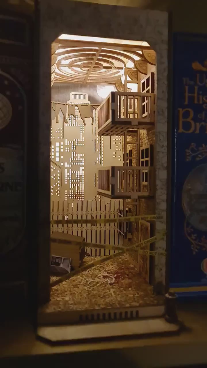 Book Nook/Diorama Kit - True Crime Murder Scene