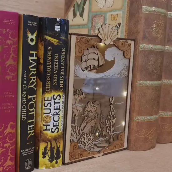 Book Nook / Diorama- Little Mermaid - Book Nook Kit / Bookshelf insert | Cornel73