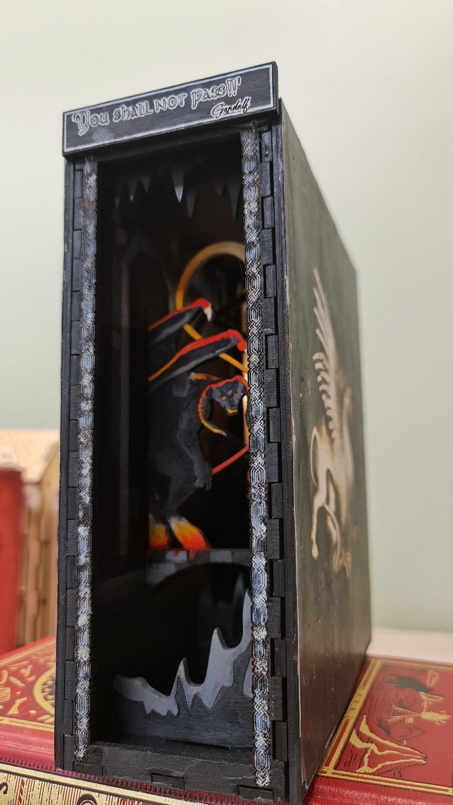 Book Nook/ Diorama- Lord Of The Rings - Unique Hand Painted