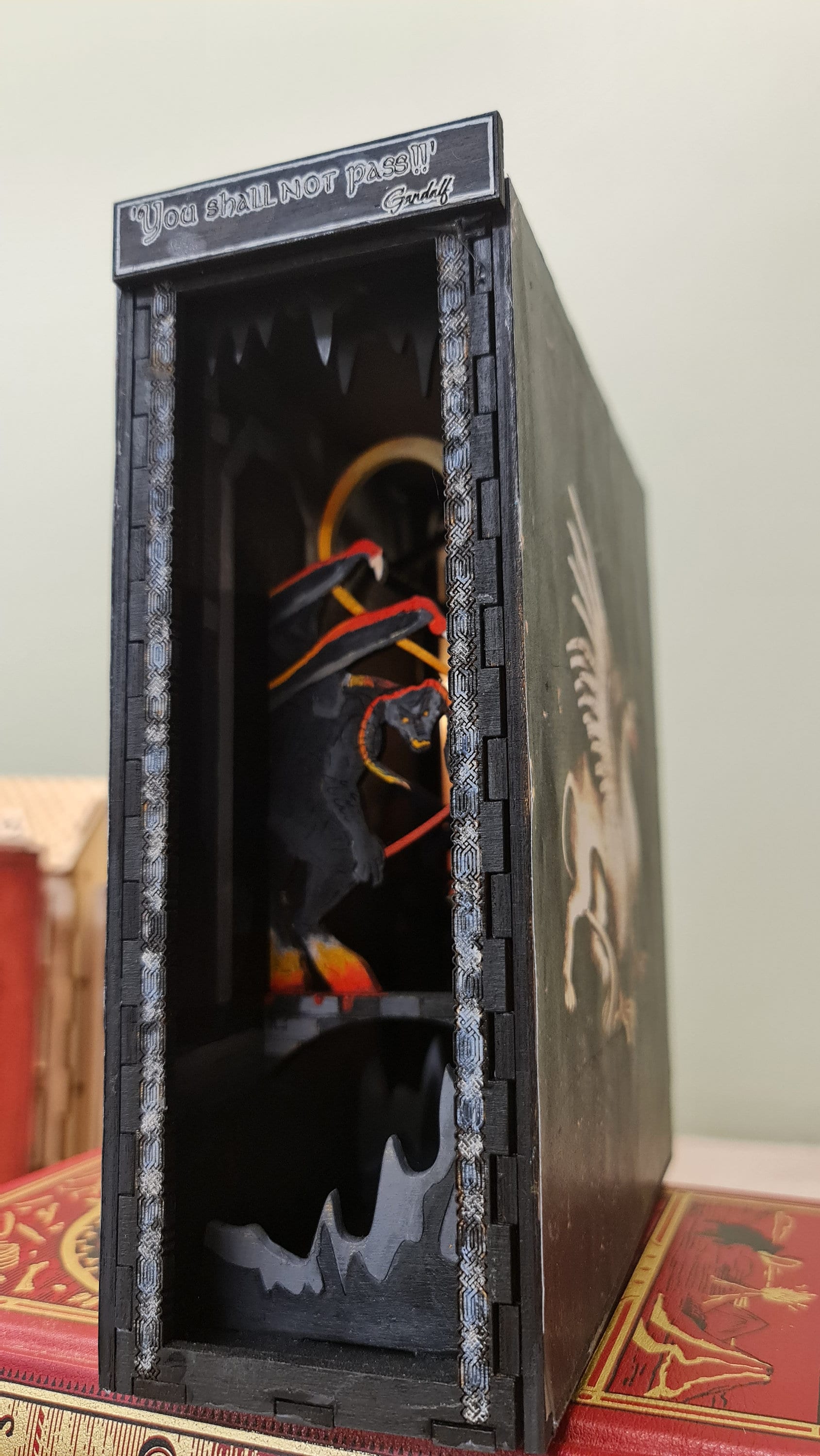 Book Nook/ Diorama- Lord Of The Rings - Unique Hand Painted