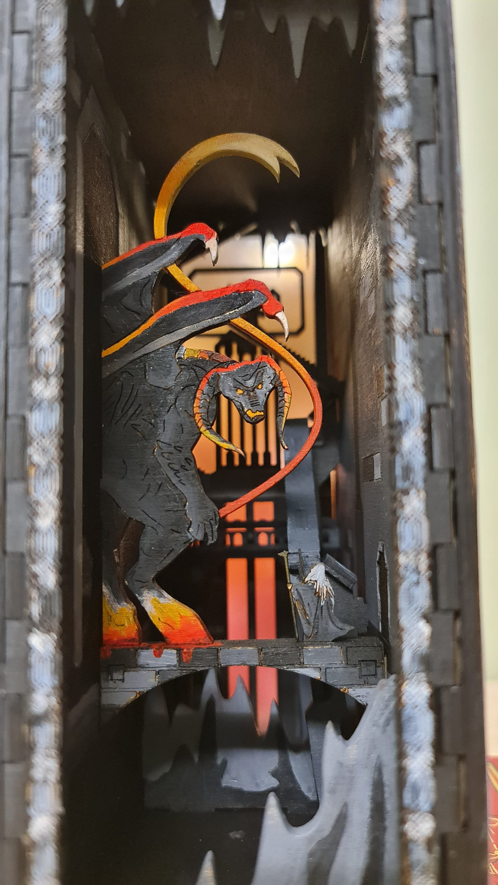 Book Nook/ Diorama- Lord Of The Rings - Unique Hand Painted