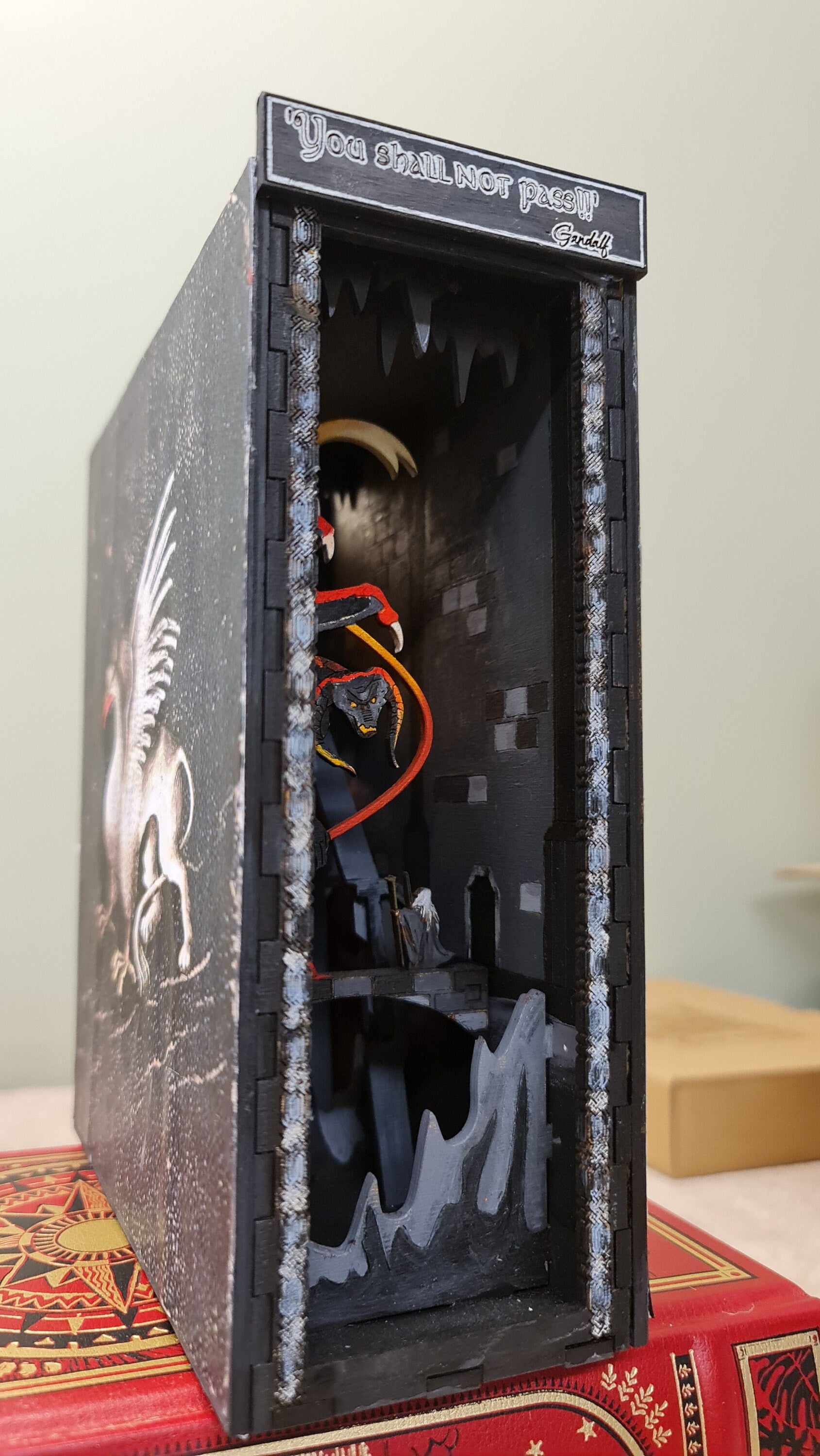 Book Nook/ Diorama- Lord Of The Rings - Unique Hand Painted