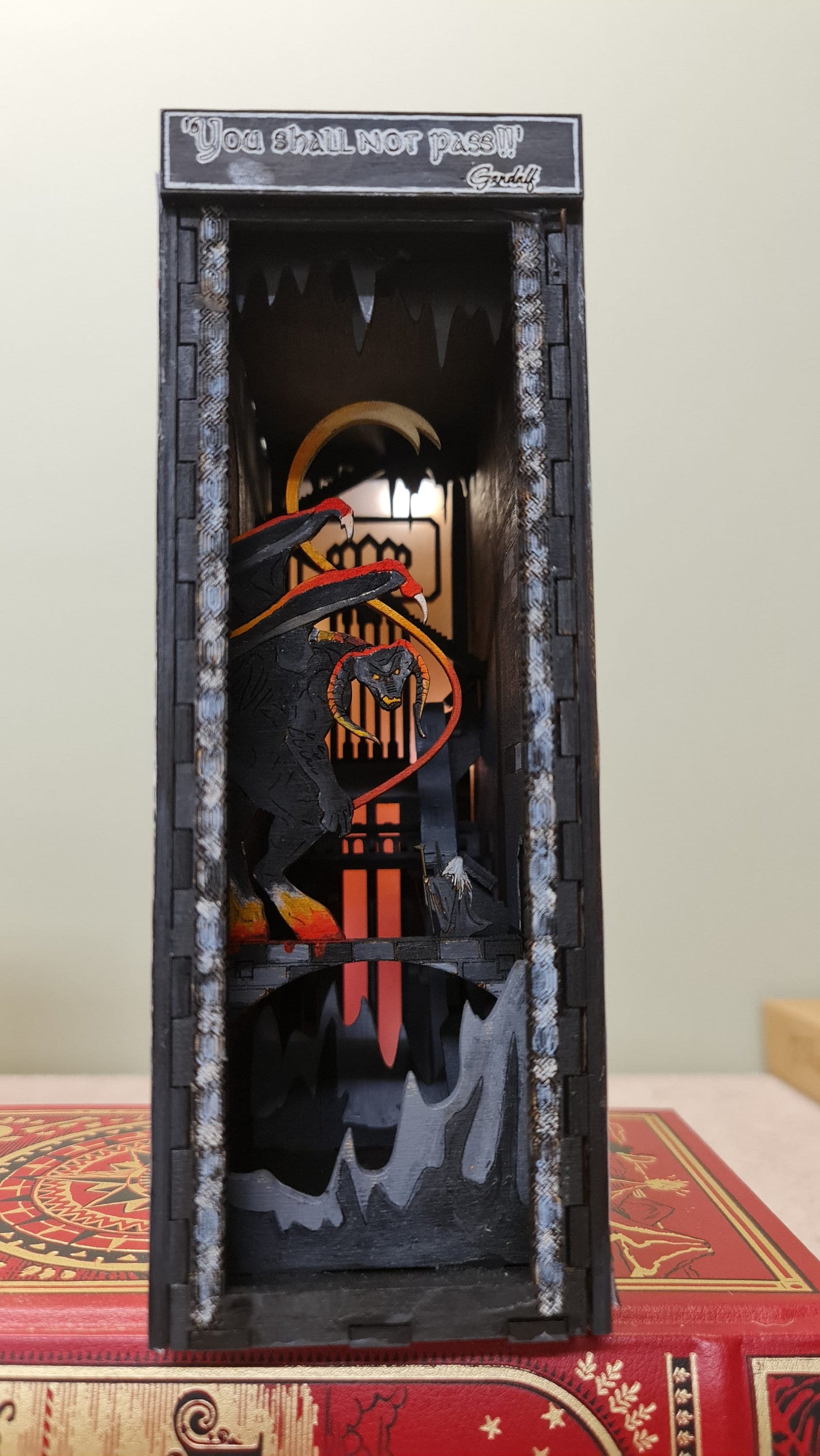 Book Nook/ Diorama- Lord Of The Rings - Unique Hand Painted