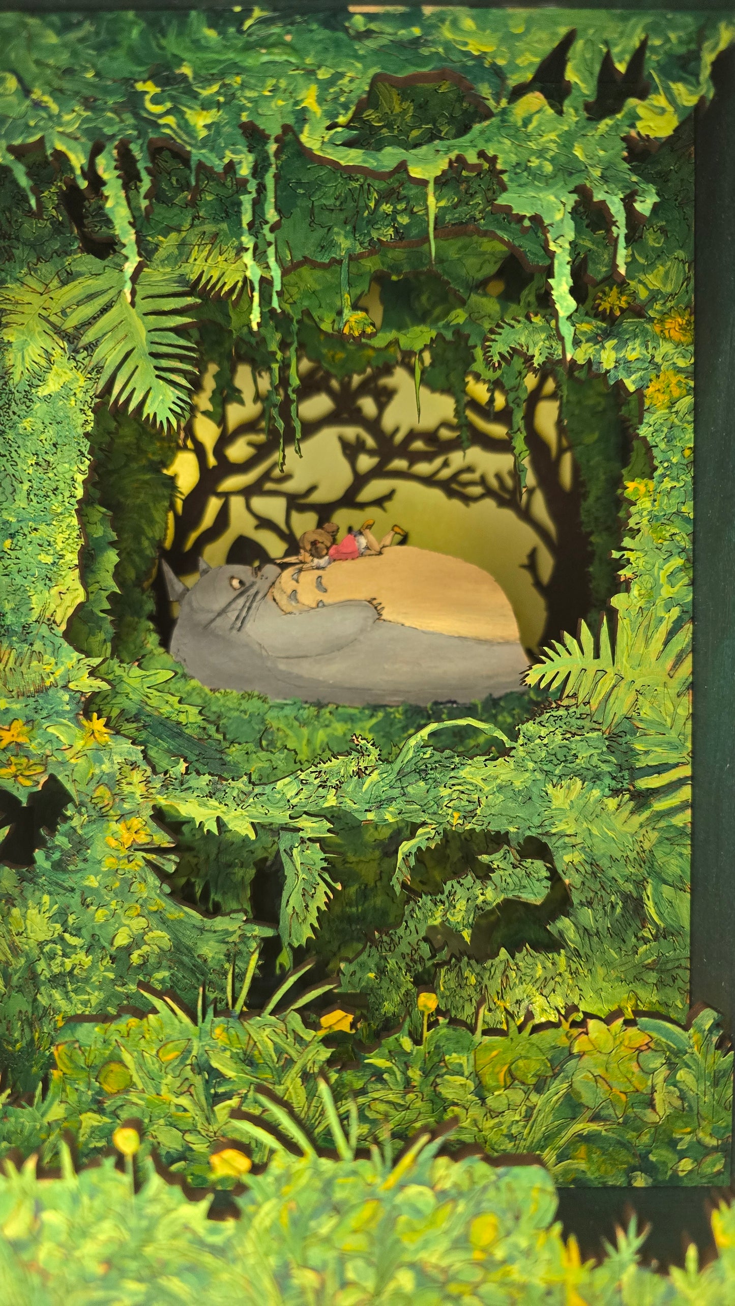 Totoro- BookNook kit/Diorama