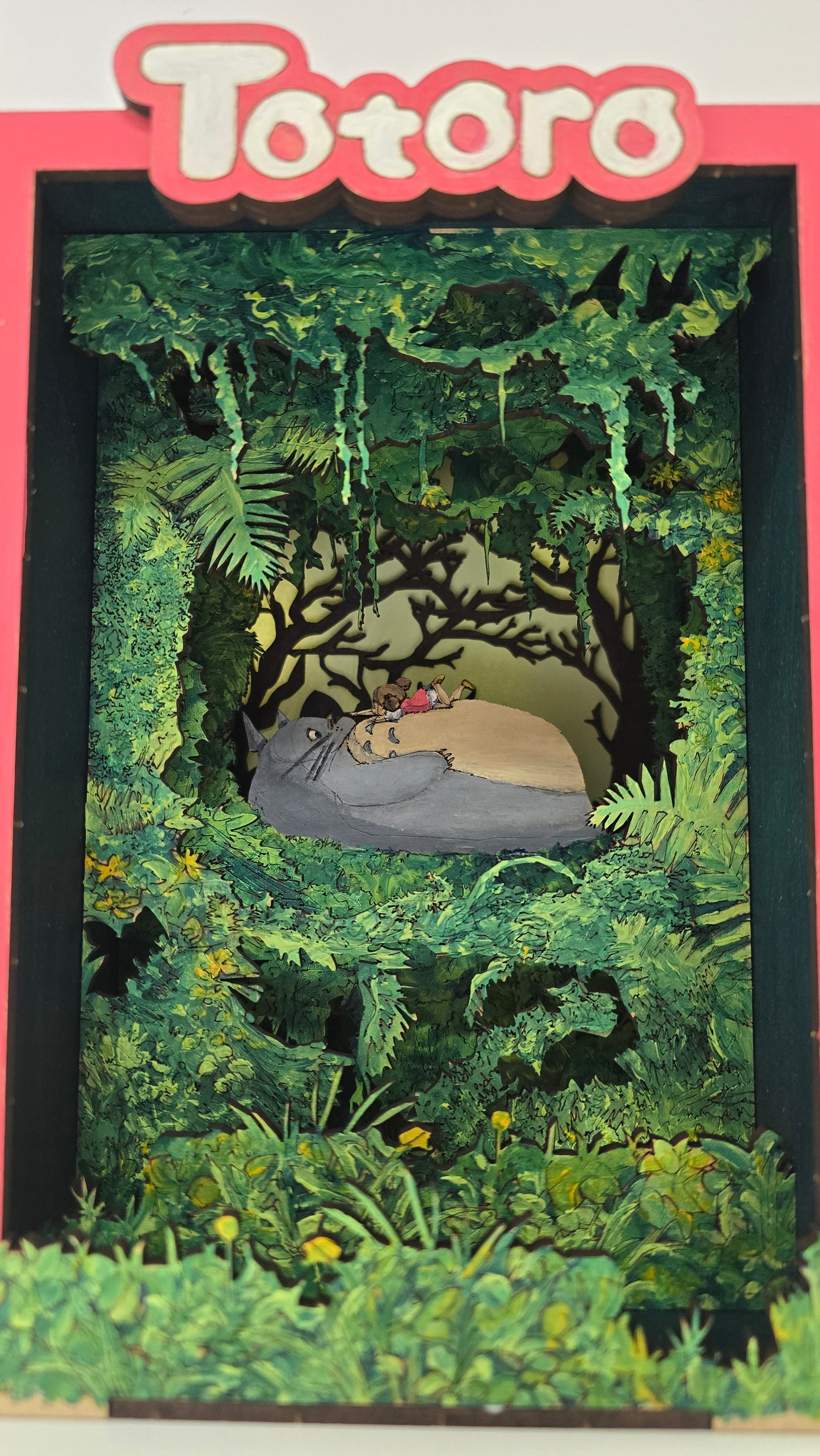 Totoro- BookNook kit/Diorama