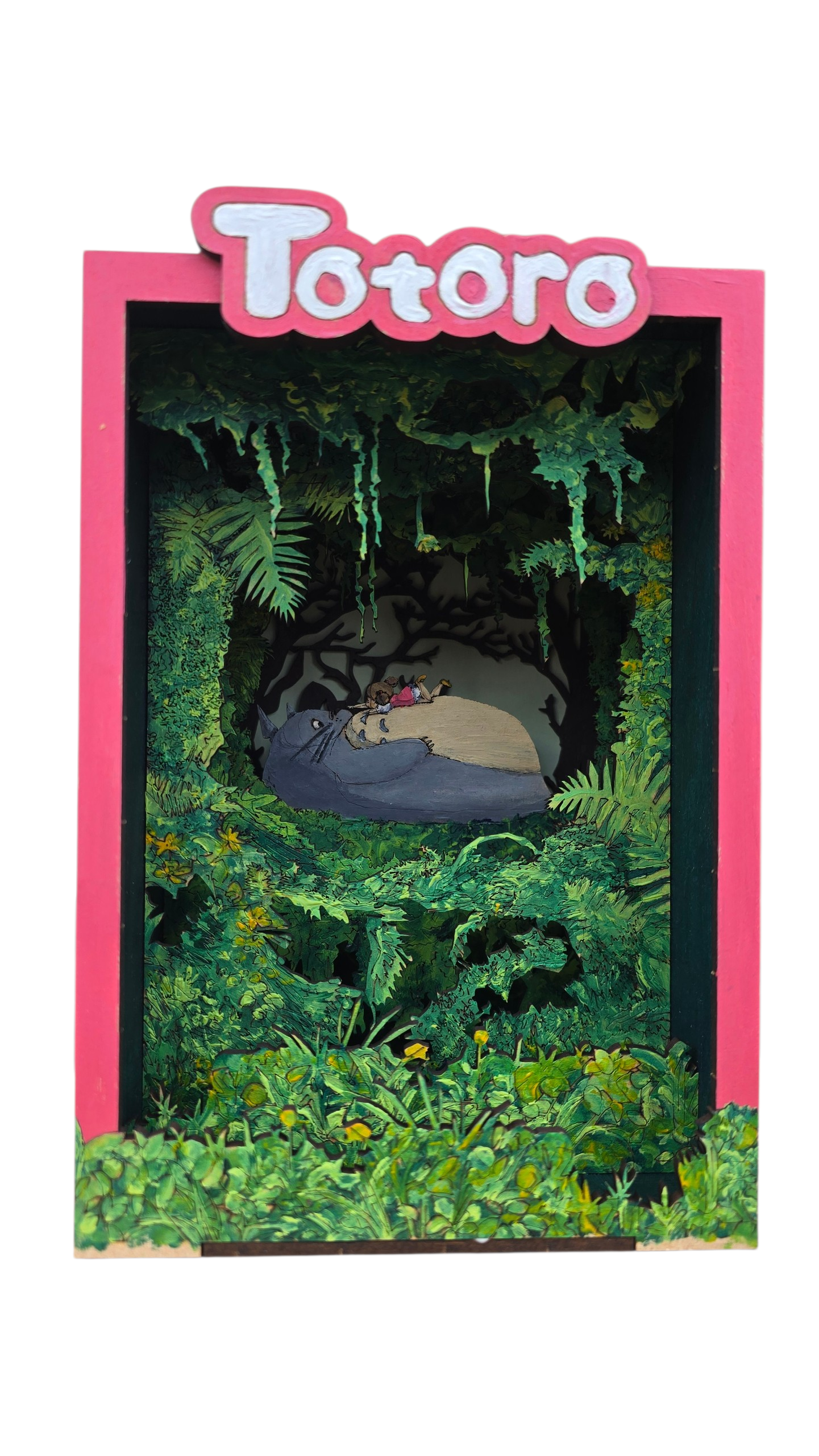 Totoro- BookNook kit/Diorama