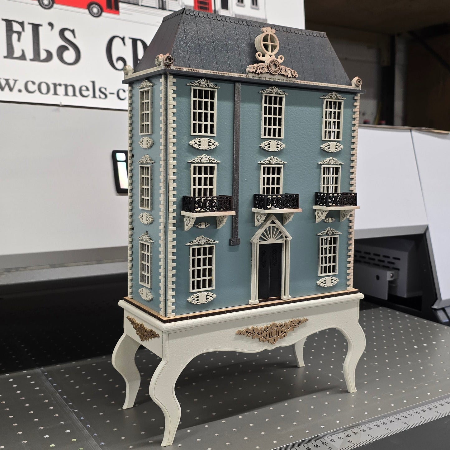 DOLLHOUSE , Miniature kit model "The French Palace "1:48th Scale Kit Dollhouse Miniature,Dolls' House, Dolls' House