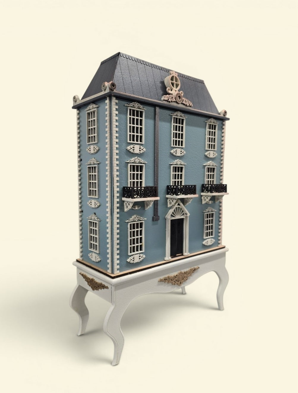 DOLLHOUSE , Miniature kit model "The French Palace "1:48th Scale Kit Dollhouse Miniature,Dolls' House, Dolls' House