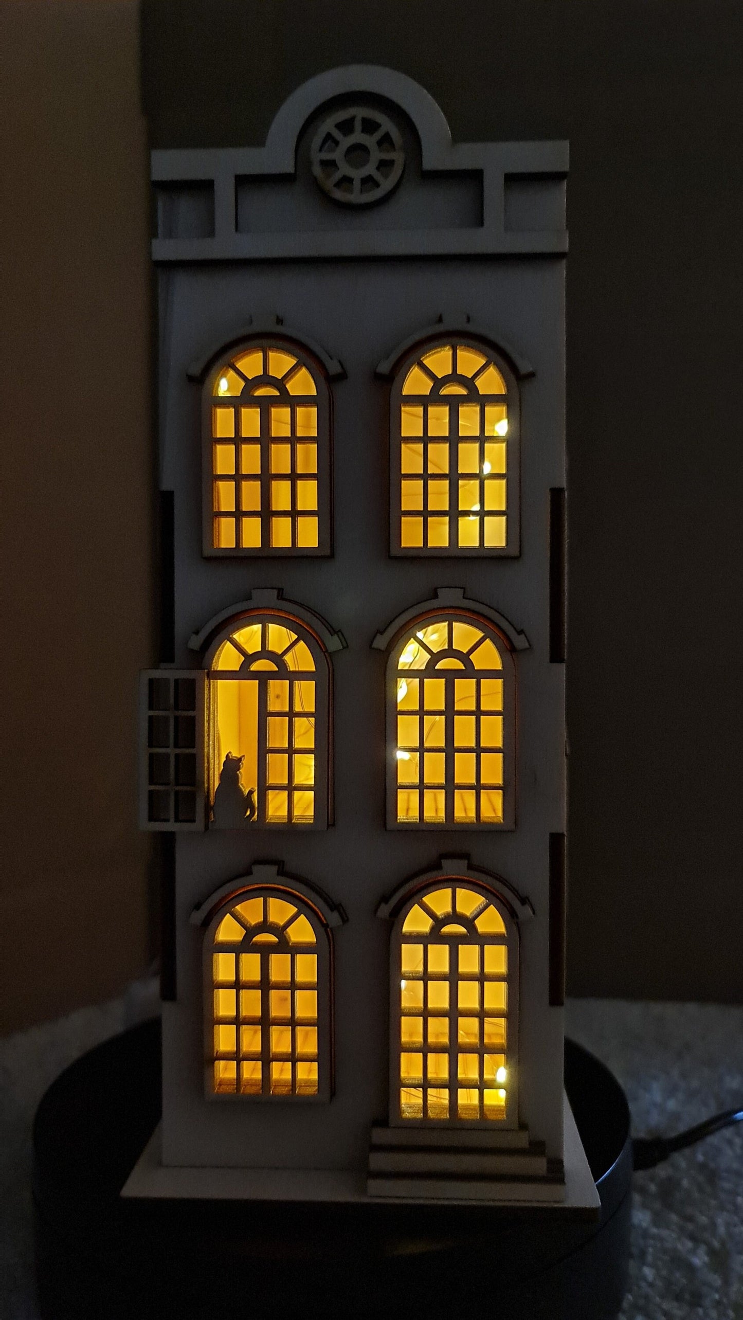 Town house No.3 Dollhouse DIY Kit Scale 1:48 | Cornel73