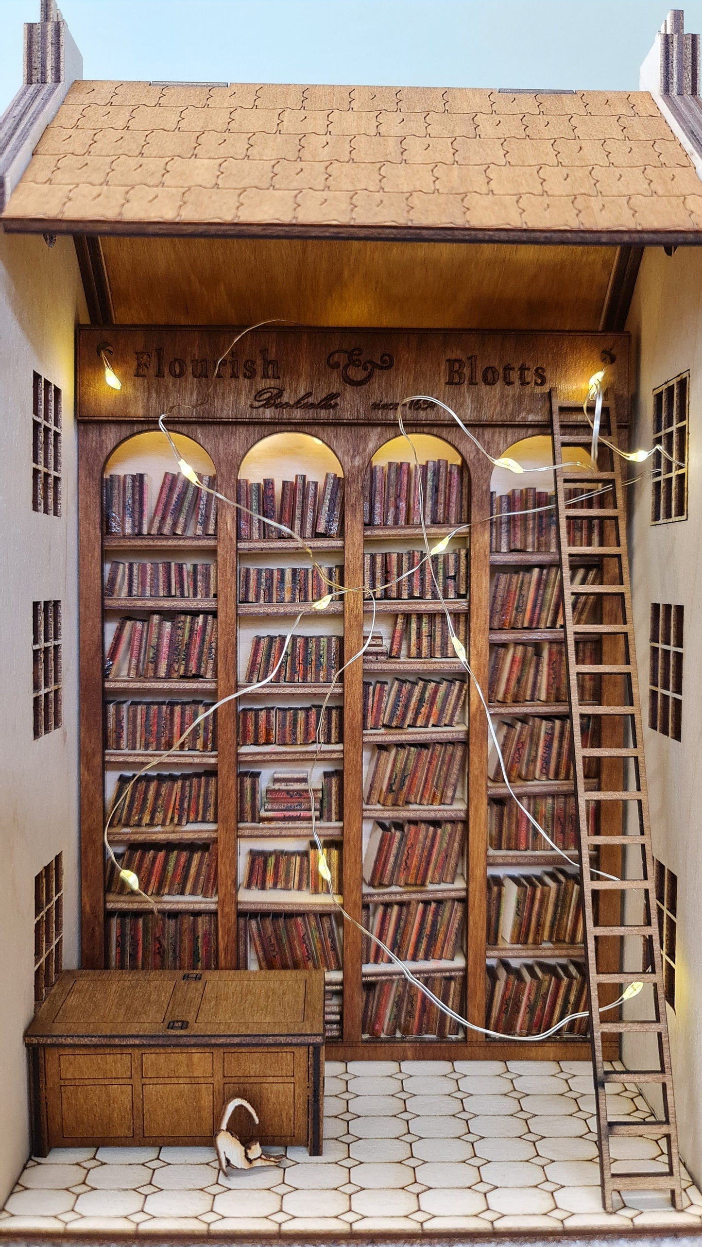 "The Old Bookshop", 1;48th scale